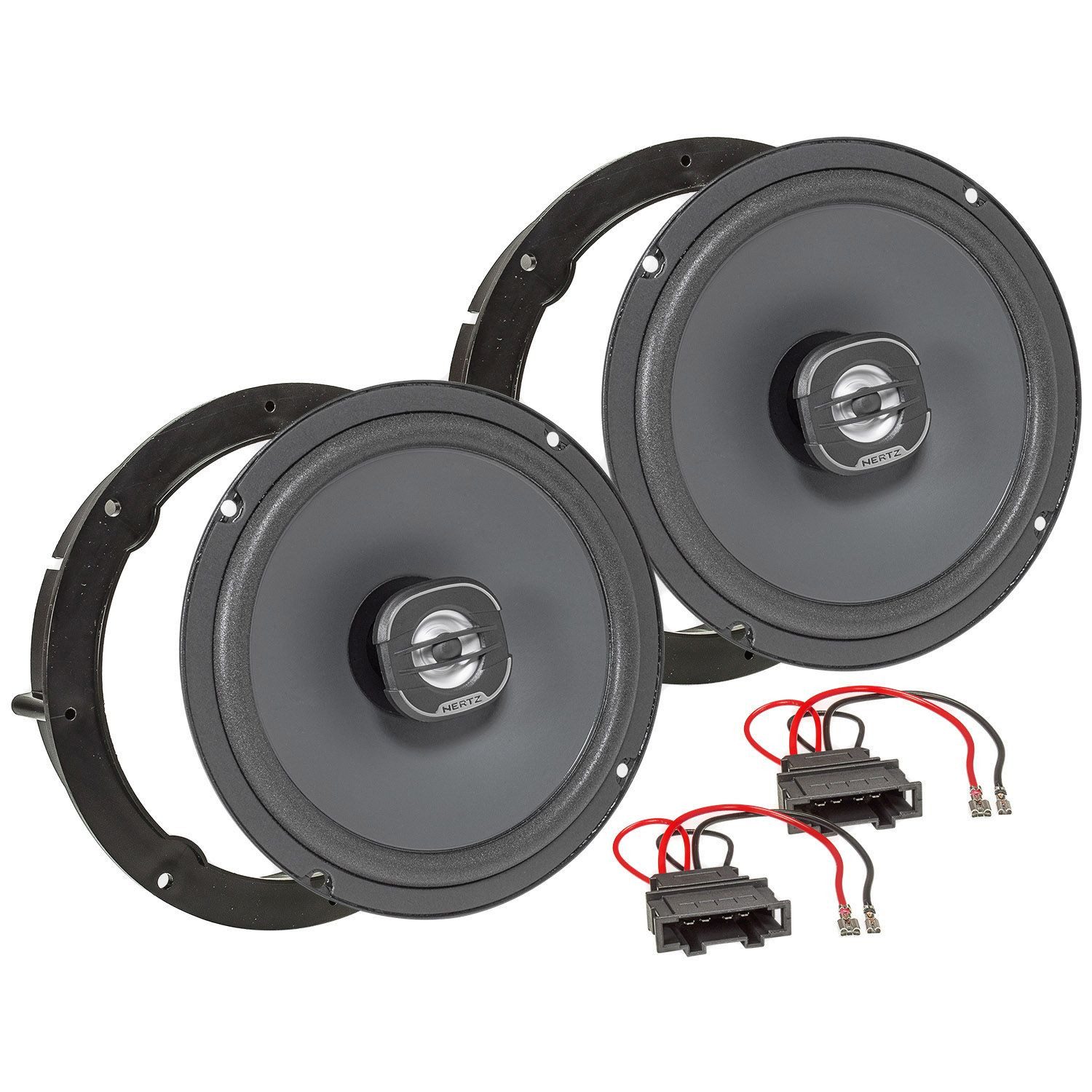 tomzz Audio Hertz X 165 Satz passt für VW Golf 4 5 6 Polo Passat Up Jetta Lupo Eos Auto-Lautsprecher