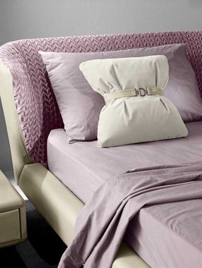 JVmoebel Bett Rosa Bett Design Luxus Betten Italienische Moderne Möbel Schlafzimmer (Bett)
