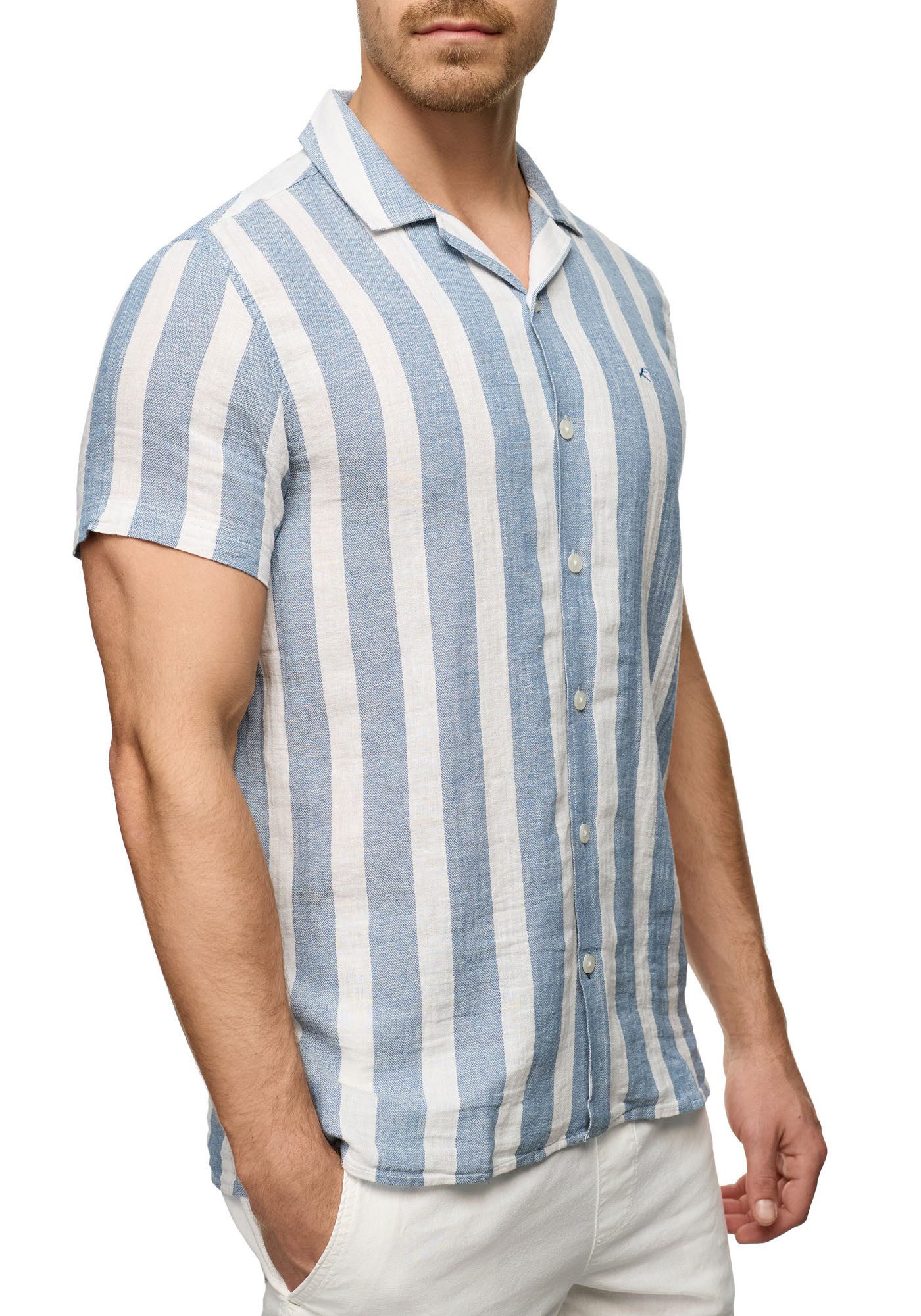 Indicode Kurzarmhemd INCarlui günstig online kaufen