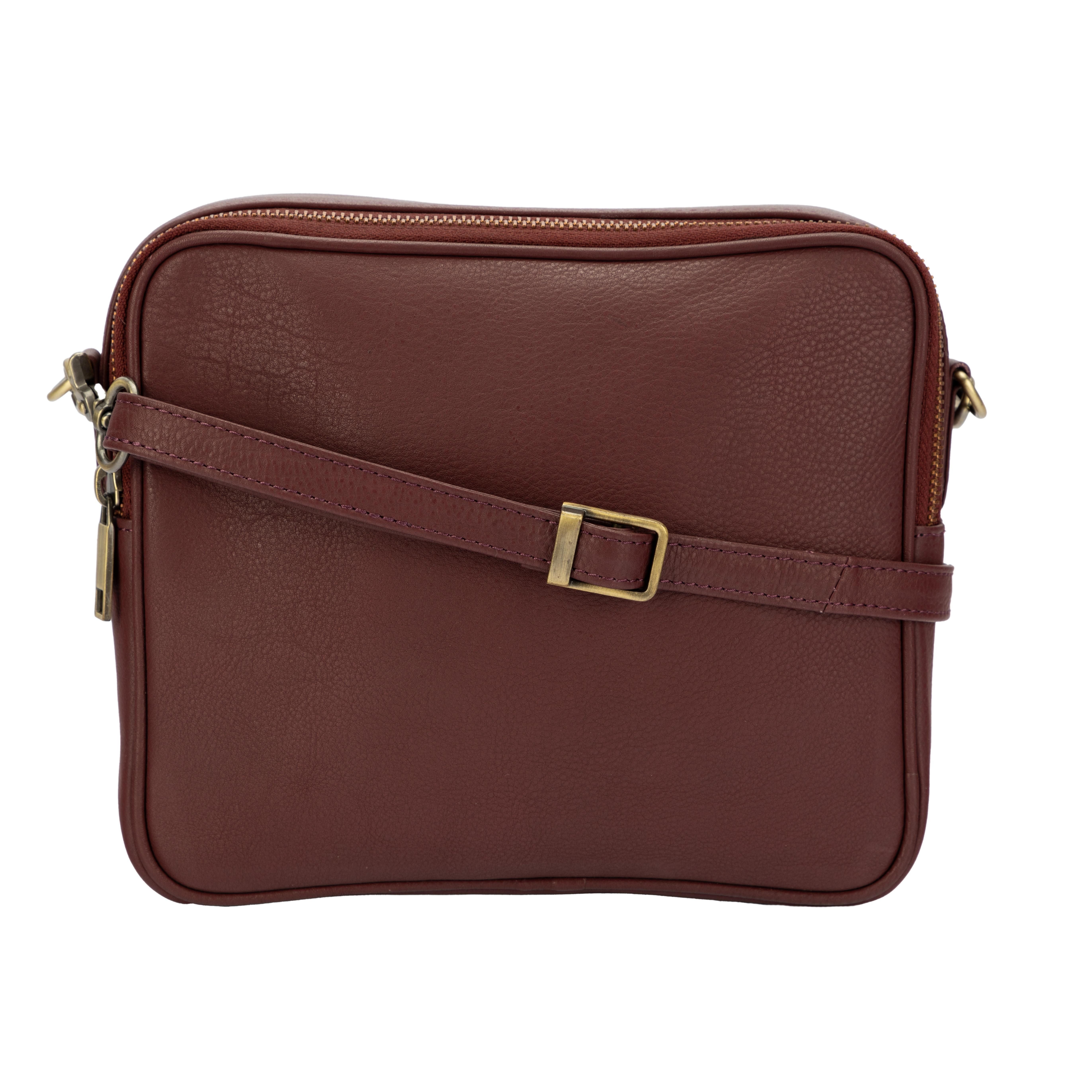 El Puente Schultertasche Schultertasche "Beere", Handmade, Handmade