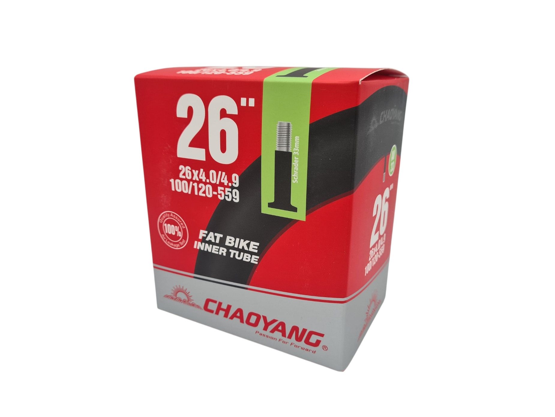 Chaoyang Fahrradreifen 26 Zoll Fatbike Chaoyang Schlauch 26x4.0/4.90 100/120-559 AV Ventil, (1-tlg)