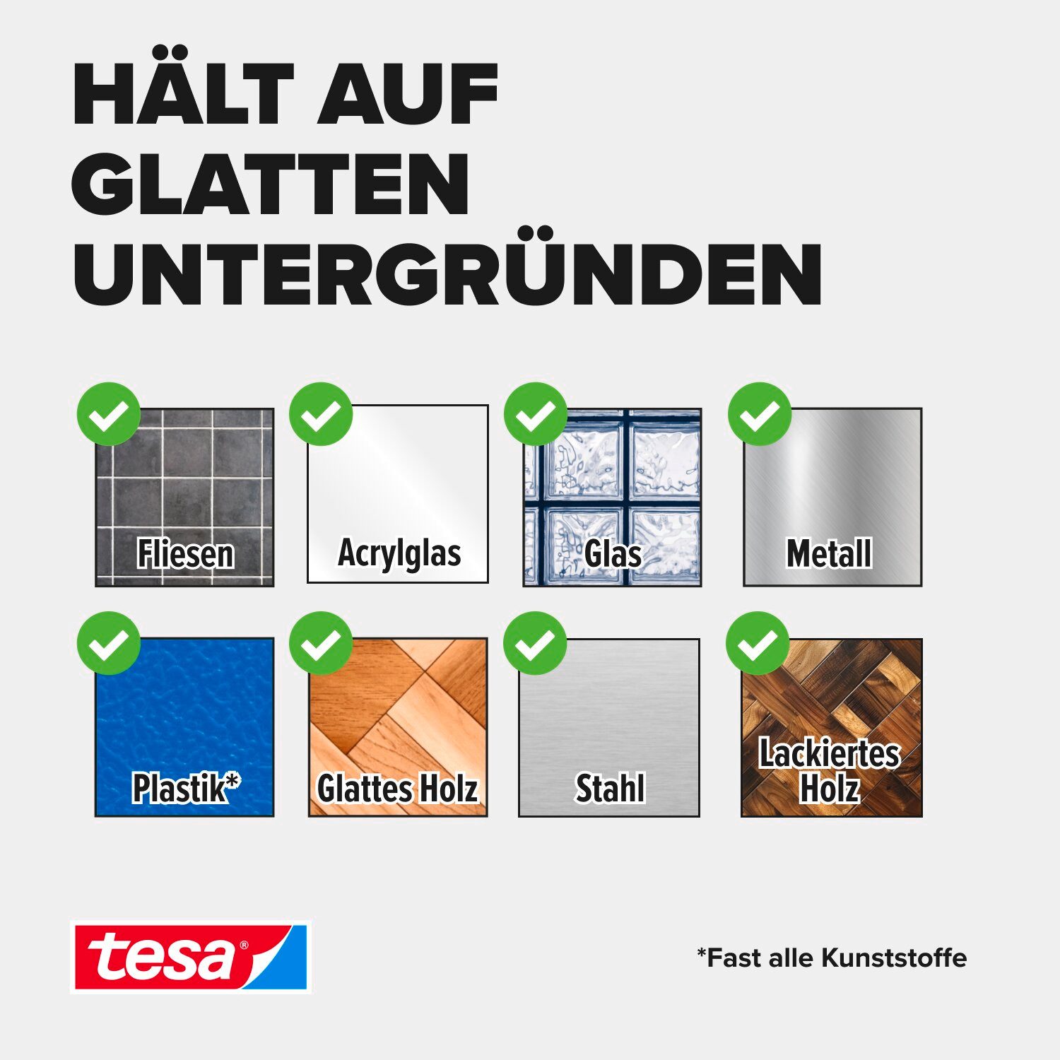 tesa Doppelklebeband POWERBOND Ultra Strong Doppelseitiges Klebeband (Packung, 1-St) extra stark klebend - 1,5 m : 19 mm