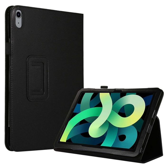 Wigento Tablet-Hülle Aufstellbare Kunst-Leder Tasche für Apple iPad 10.9 2022 10. Generation Etuis Hülle Cover Schutz Case Zubehör