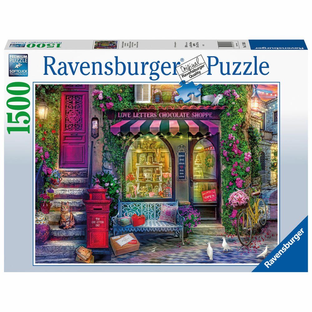 Ravensburger Puzzle Liebesbriefe und Schokolade, Puzzleteile