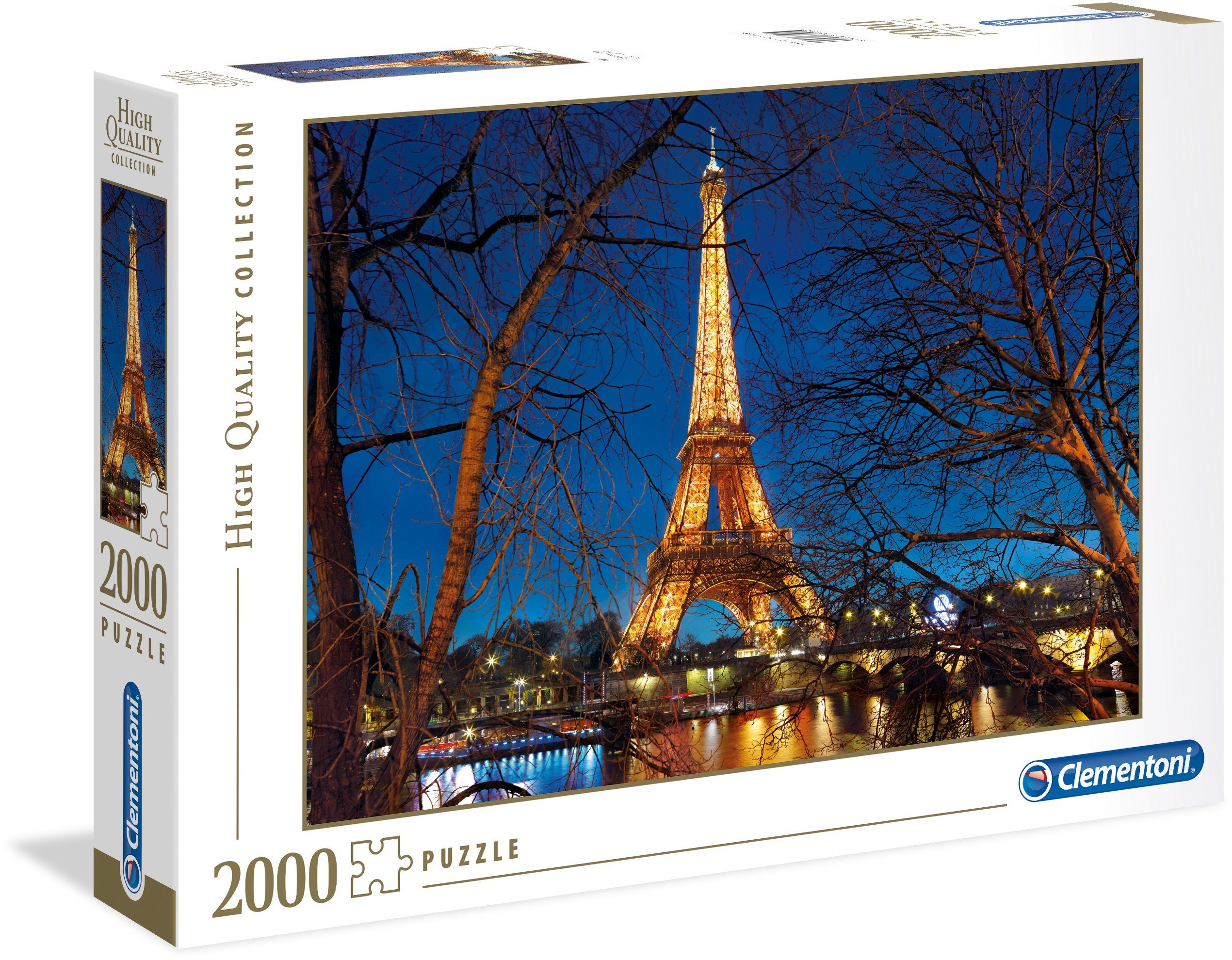 Europe Clementoni® Paris, Quality in Puzzleteile, 2000 Puzzle Collection, High Made