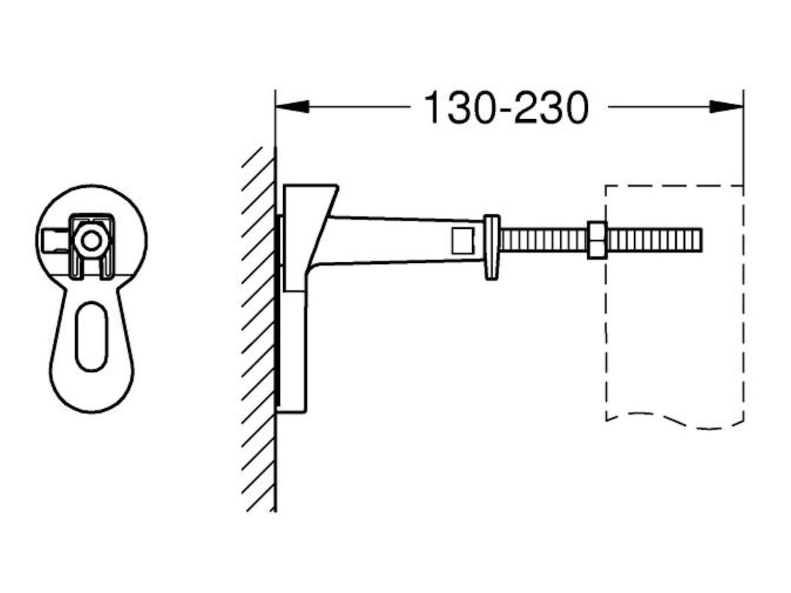 Grohe Spülkasten Wandwinkel RAPID SL - 3855800M