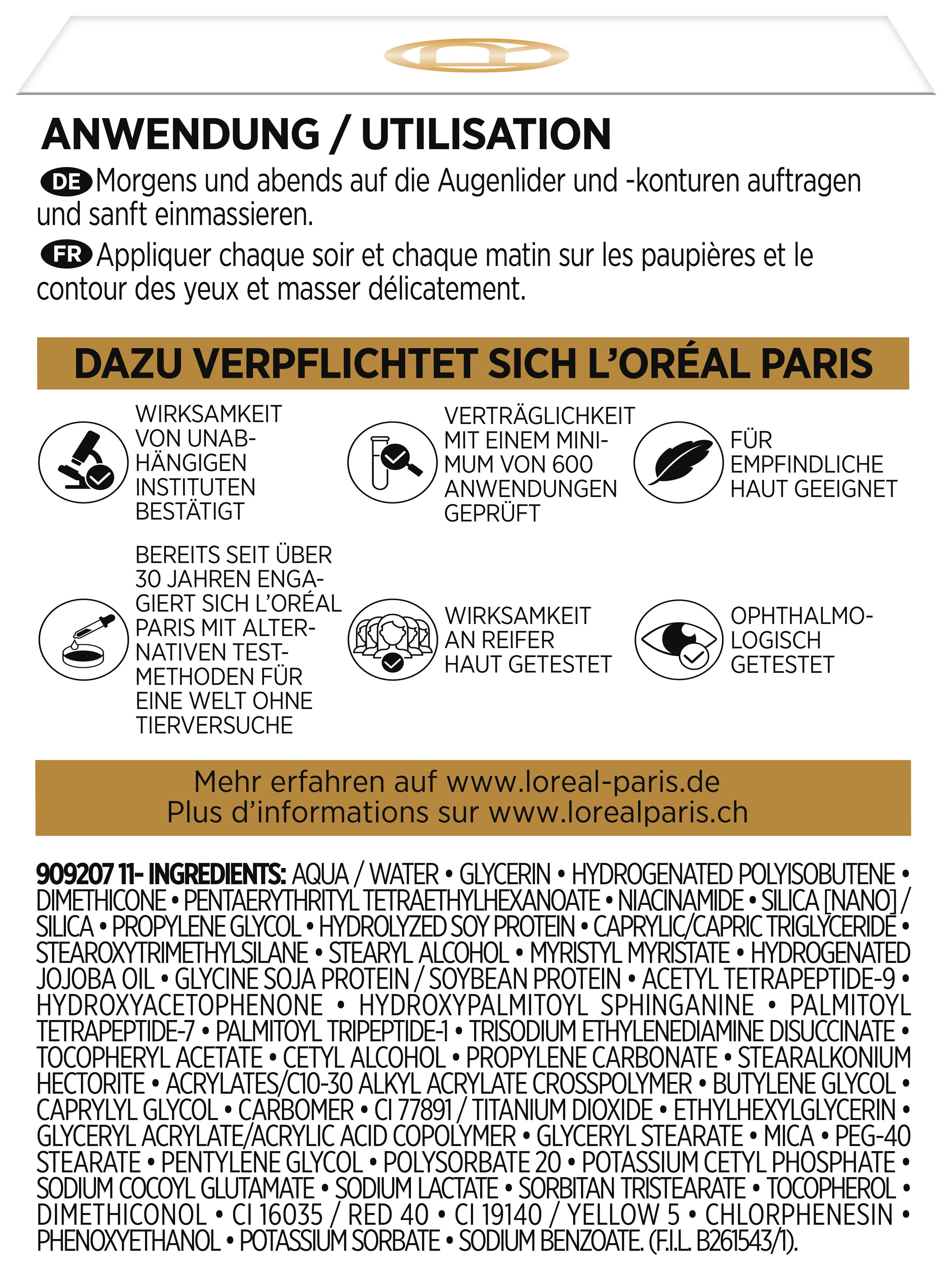 L'ORÉAL PARIS Augencreme Age Perfect Pro-Kollagen Auge, mit Kollagen
