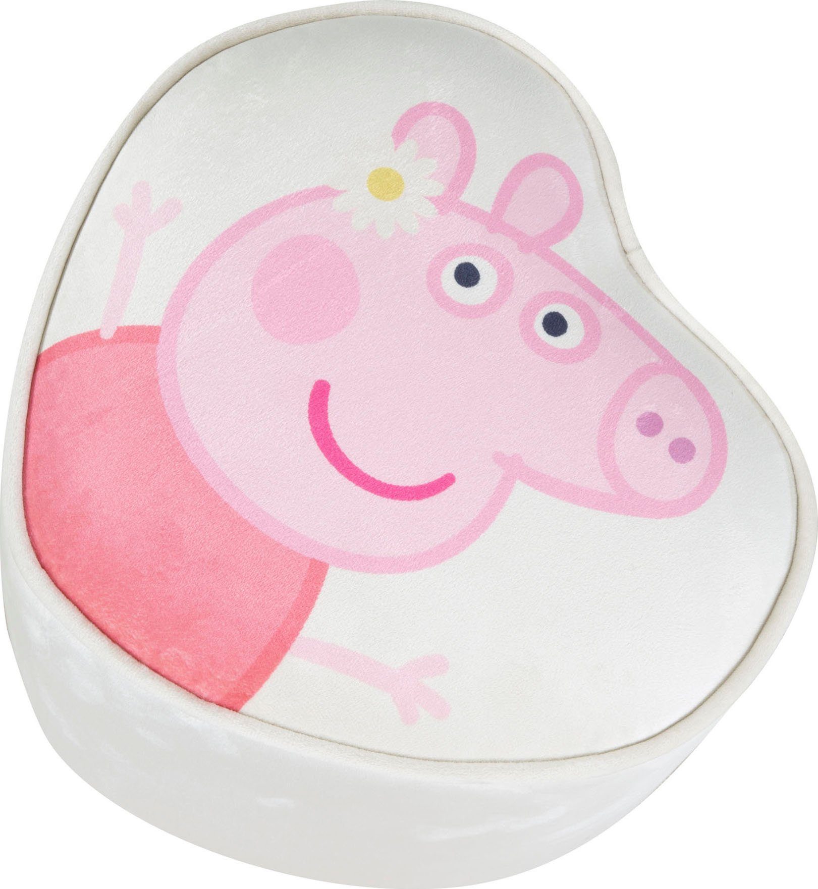 roba® Kinderhocker Peppa Pig, in Herzform