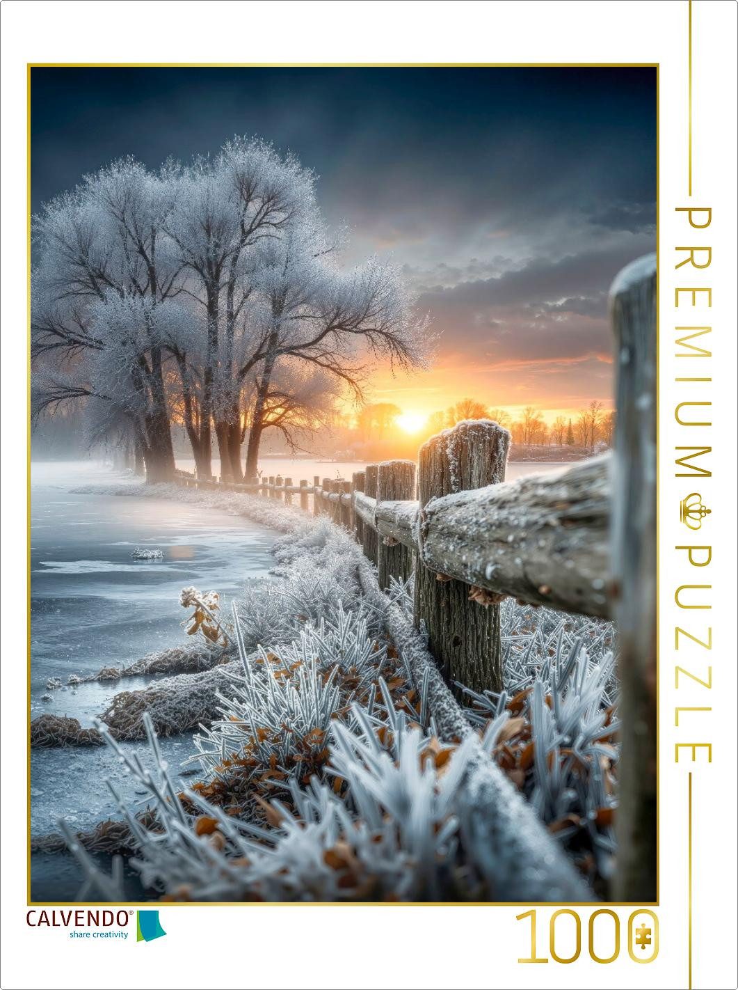 CALVENDO Puzzle CALVENDO Puzzle What a peaceful winter idyll, 1000 pieces, finished s, 1000 Puzzleteile