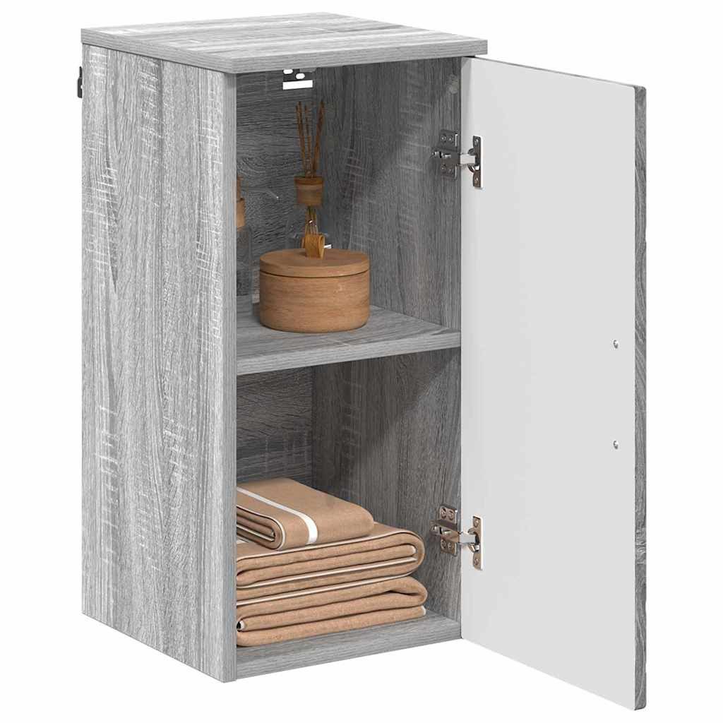 vidaXL Badezimmerspiegelschrank Badezimmer Schrank Grau Sonoma günstig online kaufen