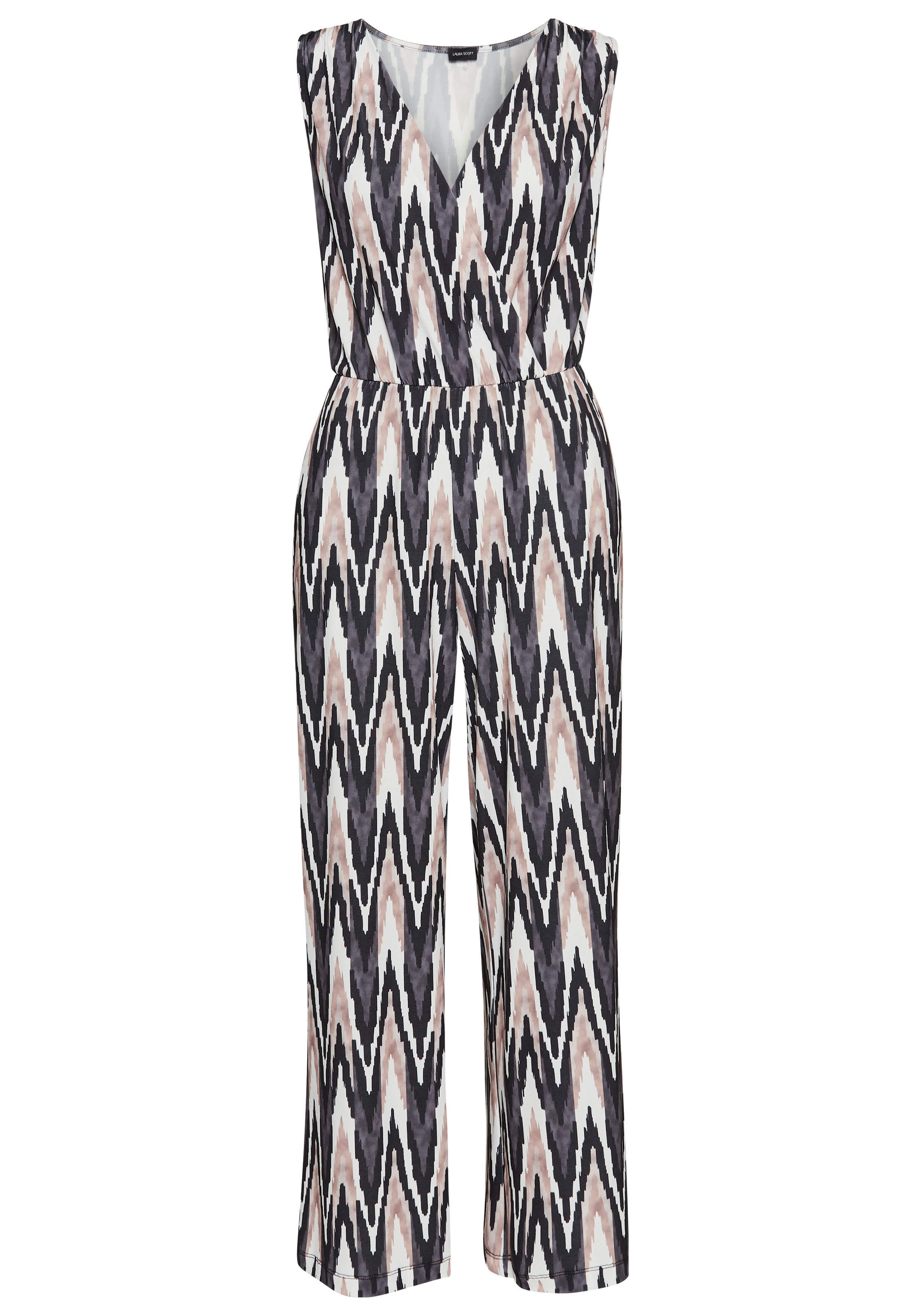 Laura Scott Jumpsuit Oberteil in Wickeloptik mit elastischen Bund. € 59,99, (€ 59,99 pro 1 Stk).