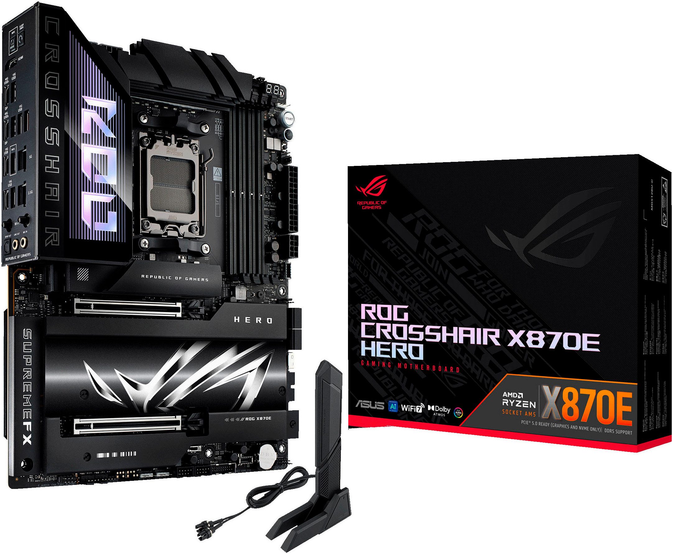 ROG CROSSHAIR X870E HERO Mainboard