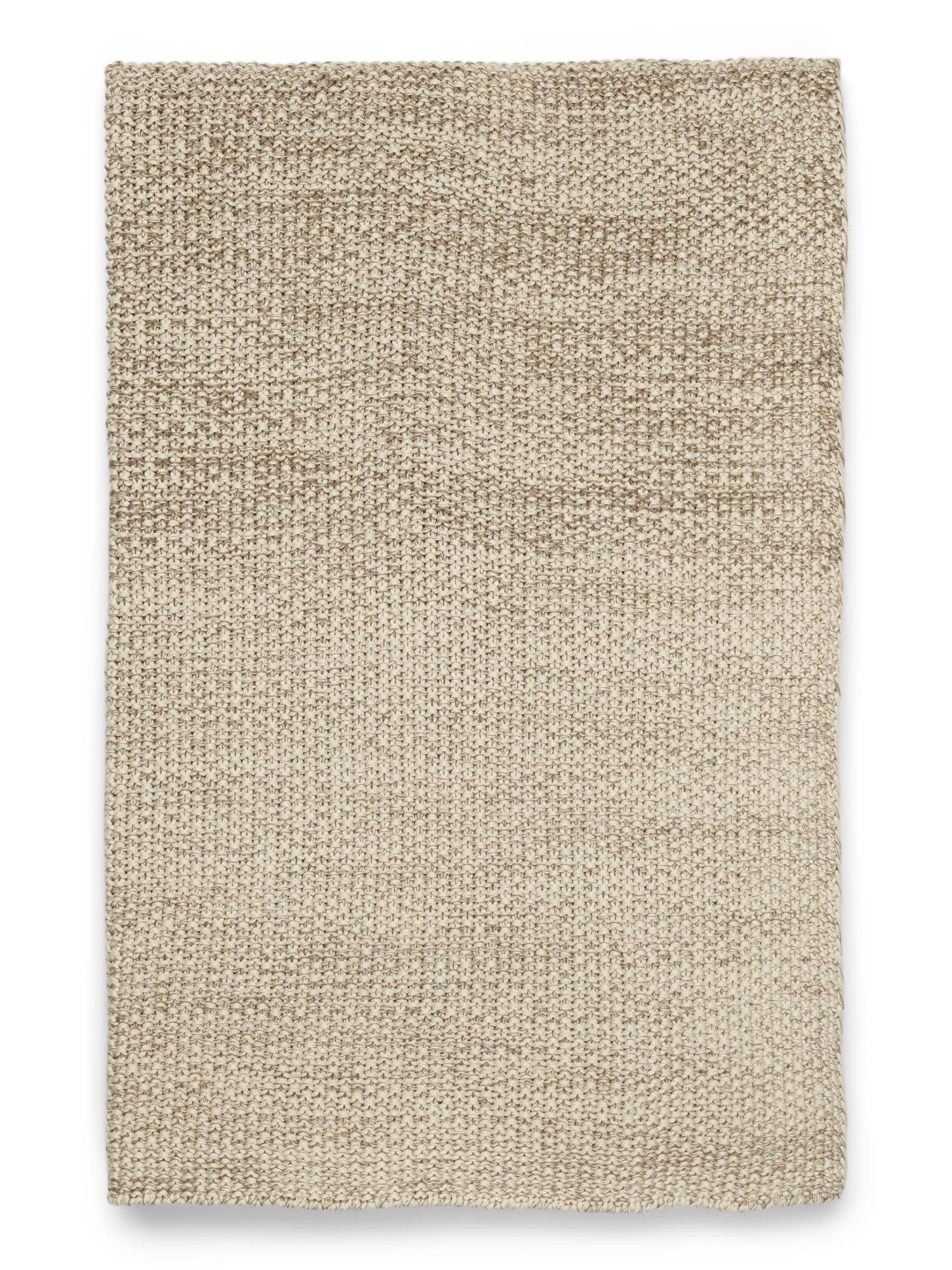 Plaid Nordic knit melange, Marc O'Polo Home, aus Bio-Baumwolle