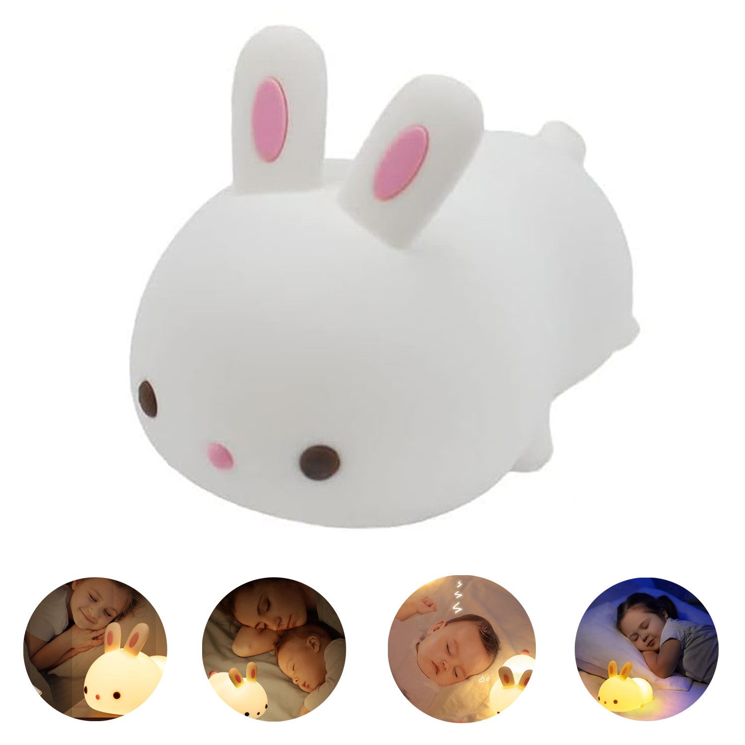 OKWISH LED Nachttischlampe Nachtlicht Kinder Stilllicht günstig online kaufen