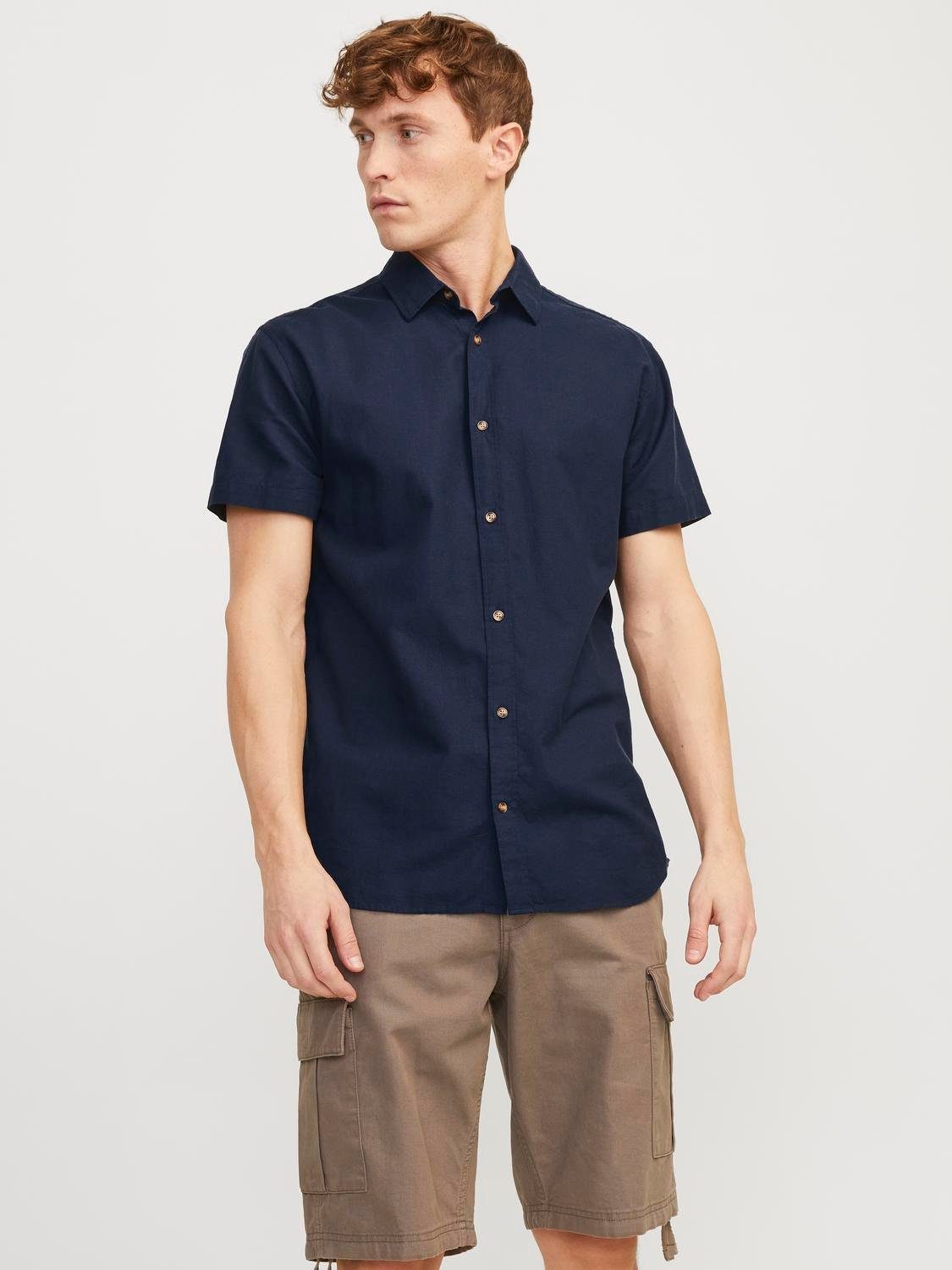 Jack & Jones Kurzarmhemd JJESUMMER LINEN günstig online kaufen