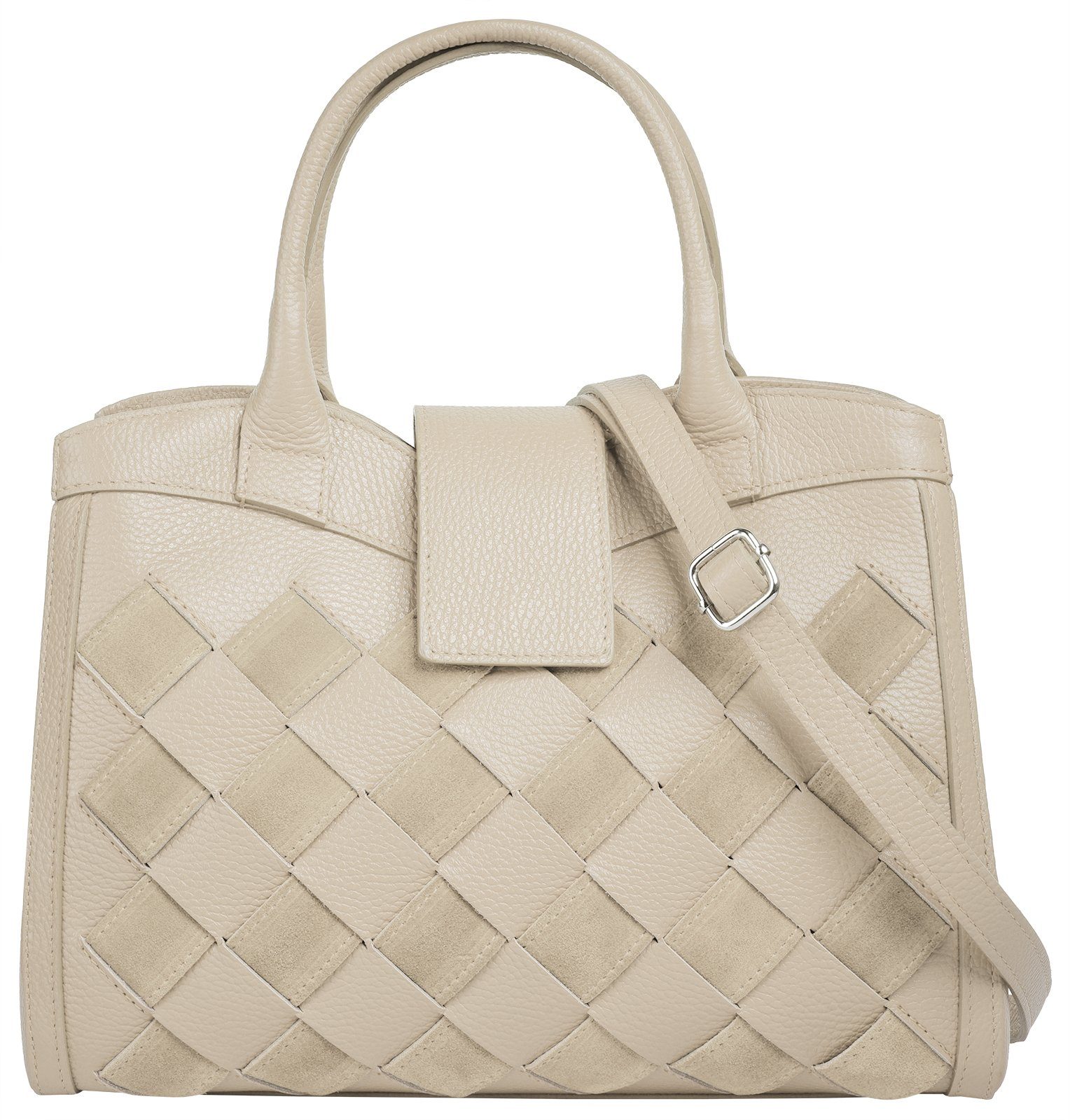 Samantha Look Henkeltasche SAMANTHA LOOK Damen echt Leder, Made in Italy, echt Leder, Made in Italy