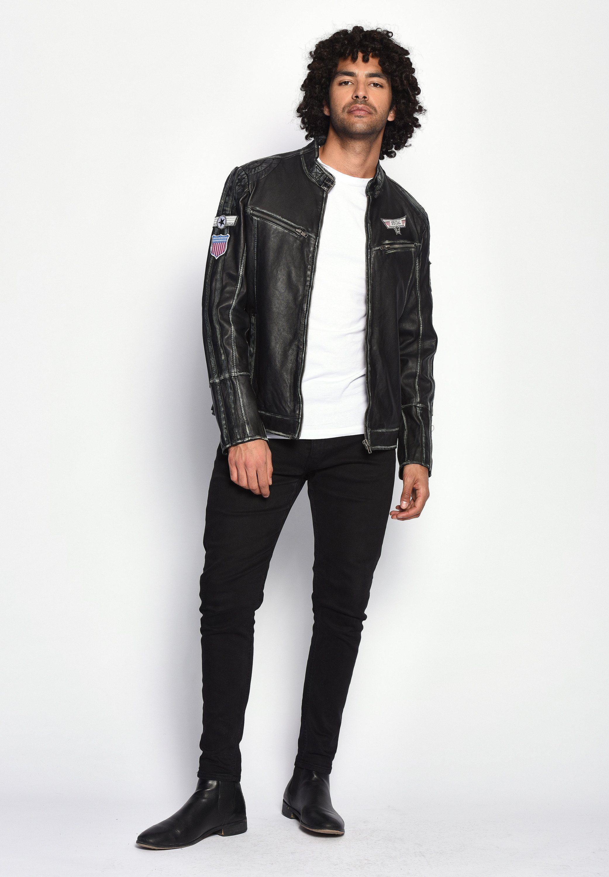 MUSTANG Lederjacke Uwe