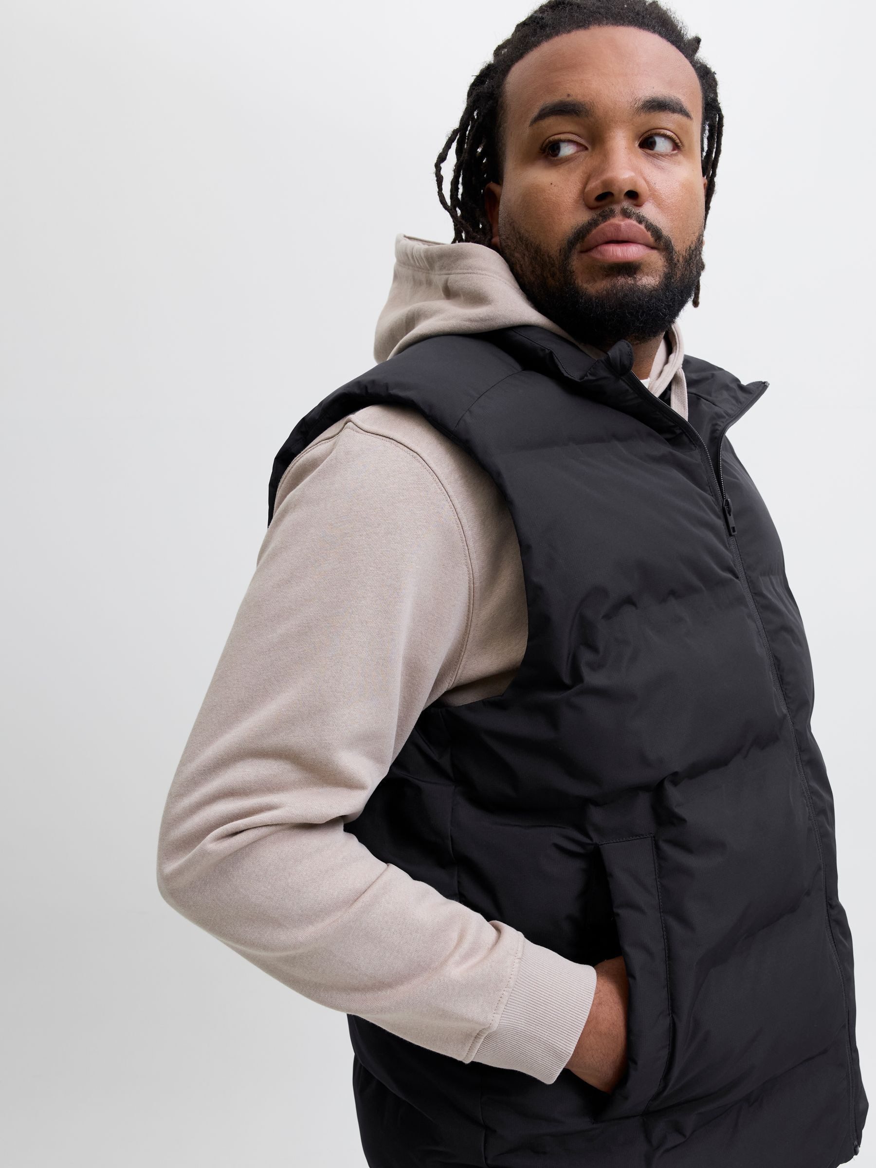 Jack & Jones PlusSize Steppweste JJESOHO BODYWARMER COLLAR SN PLS günstig online kaufen