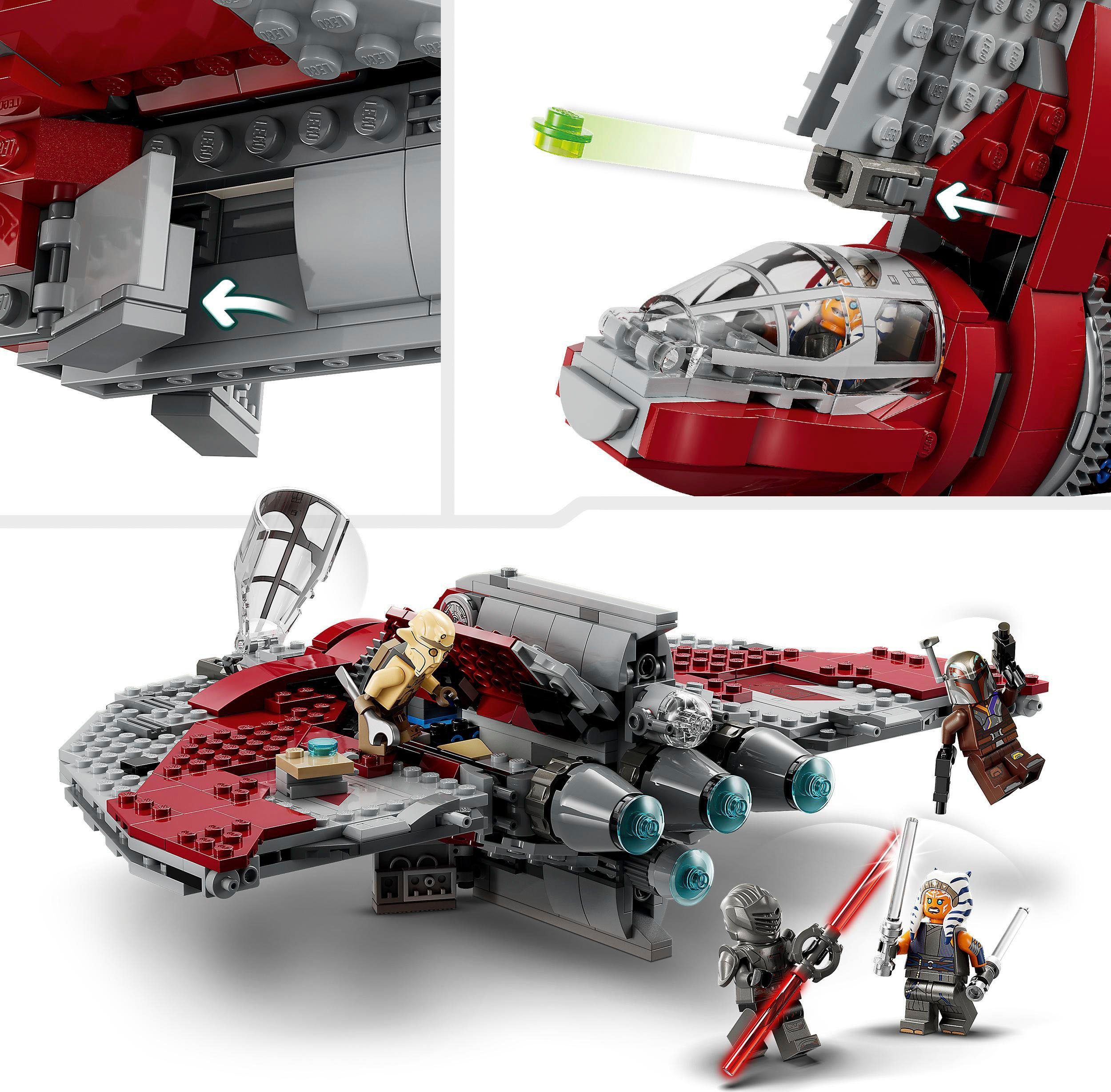 LEGO® Ahsoka Tanos T-6 Jedi Shuttle (75362), LEGO® Star Wars™ Konstruktions günstig online kaufen