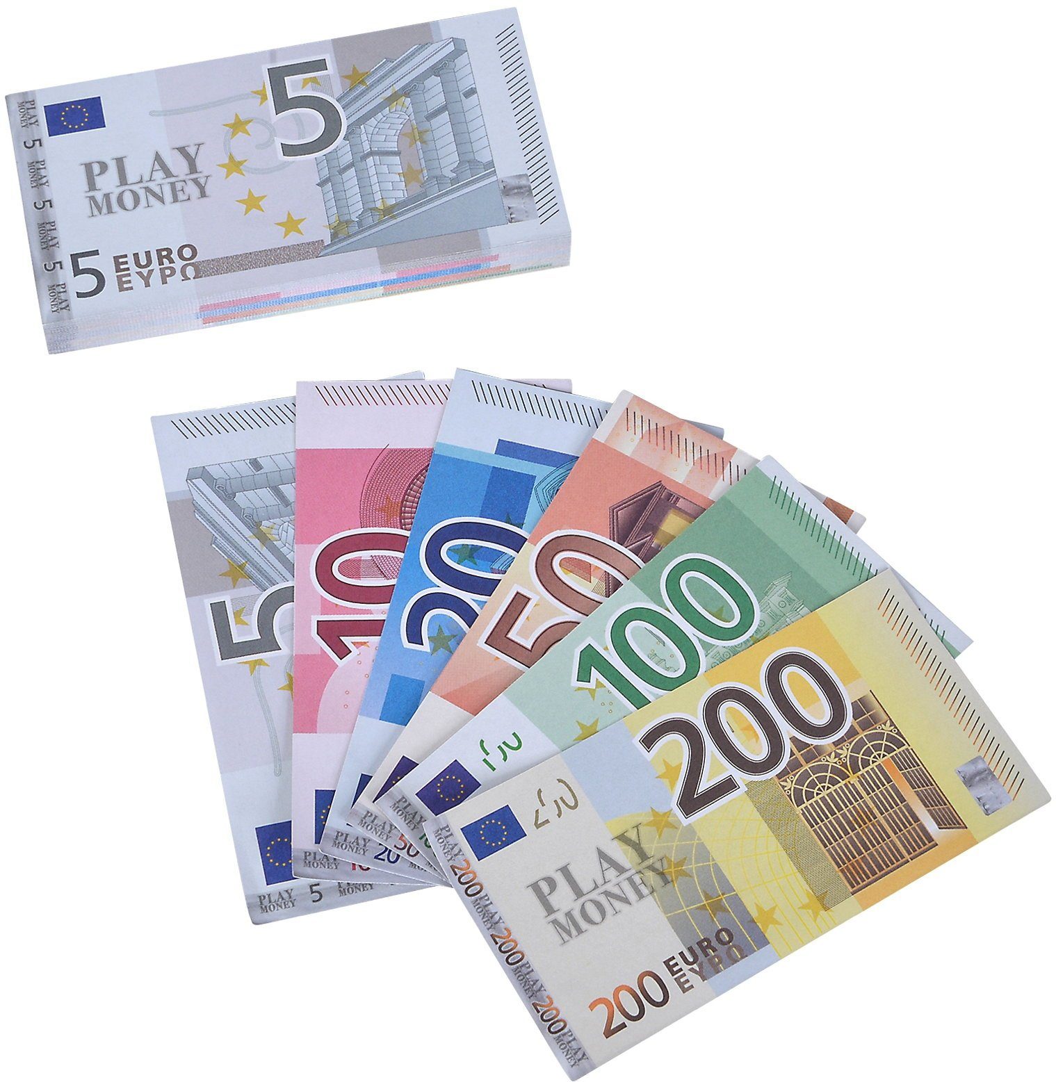 Noris Spiel Zubehör Euro Spielgeld Scheine 606521013