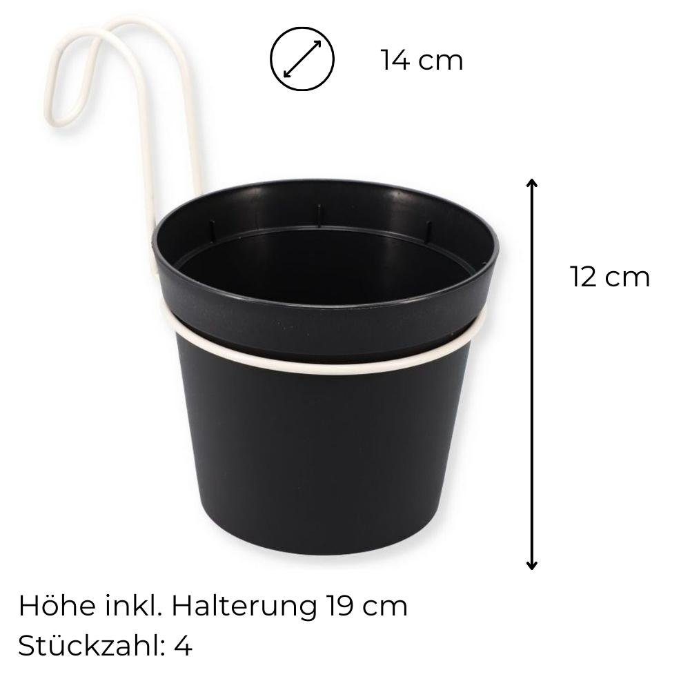 GarPet Blumentopf 4 x Hängetopf Blumentopf günstig online kaufen