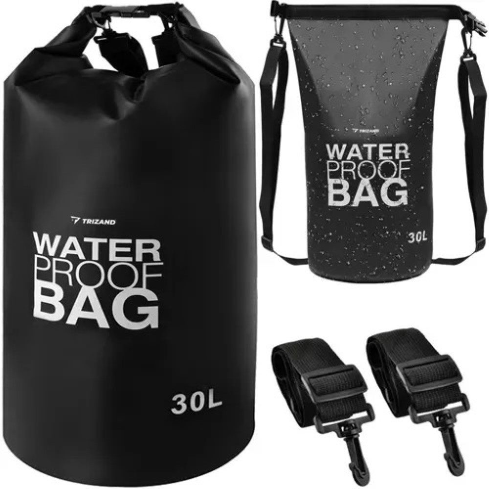 Trizand Drybag AquaShield 30L: Die ultimative wasserdichte Tasche Drybag (Wasserdichte Drybag Tasche Set, 30L Drybag Wasserdichte Tasche), Wasserdichtes PVC-Material, strapazierfähig