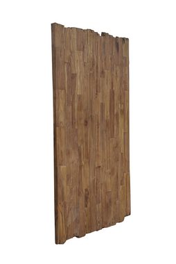 dynamic24 Esstischplatte, Tischplatte 180x100 cm Teak natur