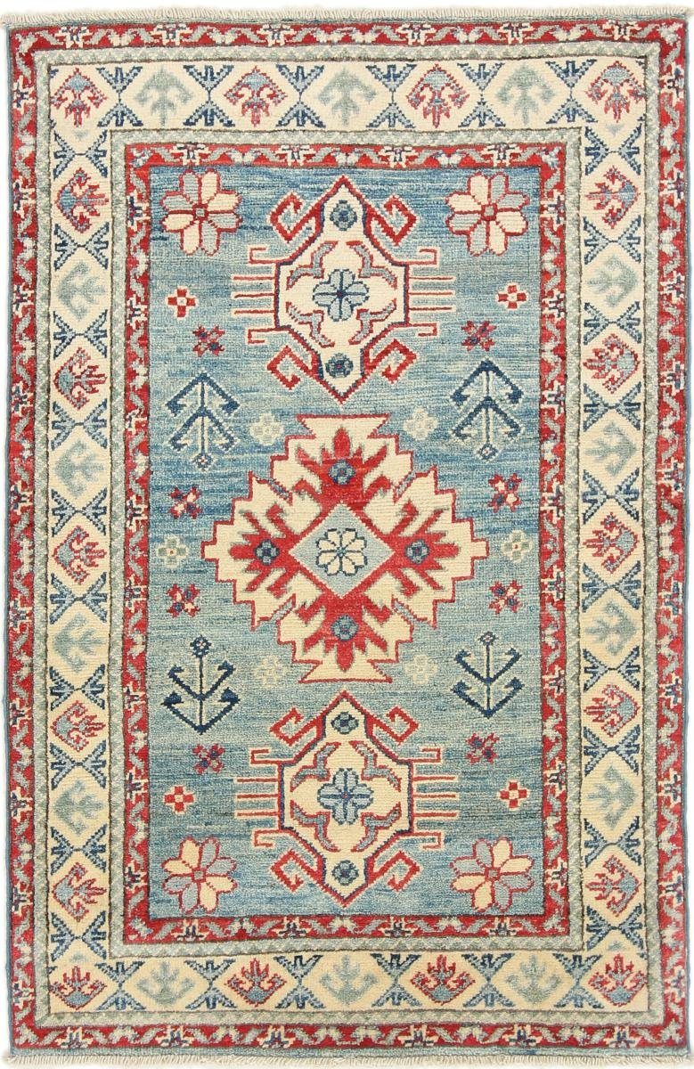 Orientteppich Kazak 126x81 Handgeknüpfter Orientteppich, Nain Trading, rechteckig, Höhe: 5 mm