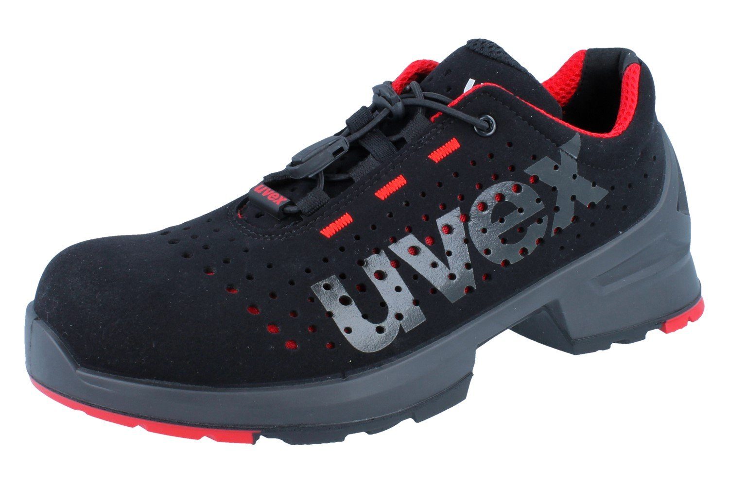 UVEX 1 Halbschuh 8546.8 S1 SRC schwarz - Größe: 44 Sicherheitsschuh