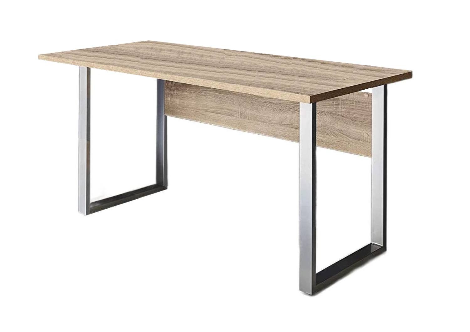 BMG Möbel Schreibtisch Office Edition Mini (Einzeltisch), 138 x 67 cm, Metallgestell, Made in Germany