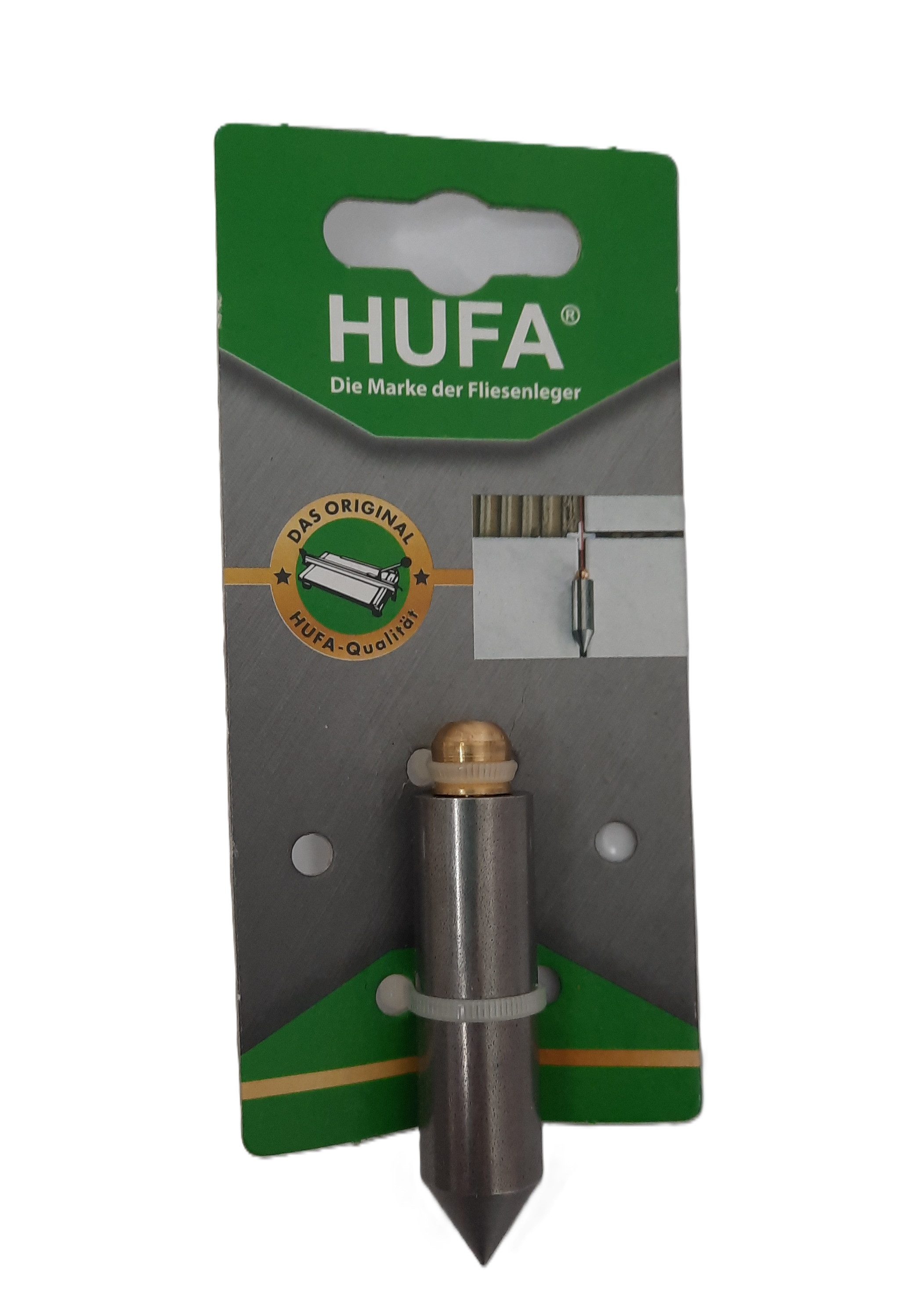 Hufa Senklot Hufa Fliesenleger Senklot 70g Maurerlot Richtlot Ausrichtlot, auf SB - Karte