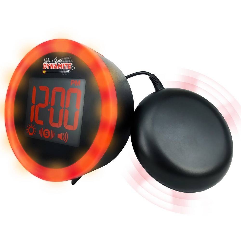 Geemarc Wecker Quarz-Wecker Wake'n shake DYNAMITE JWNS-DYNAMITE_BLK_VD günstig online kaufen