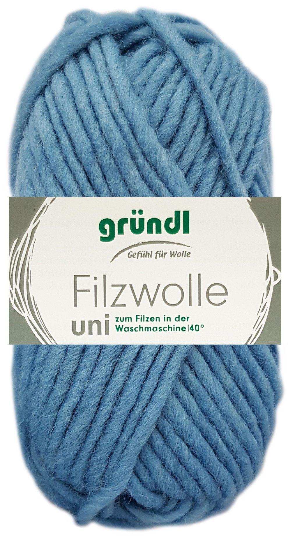 Gründl 50 Gramm Gründl Filzwolle Uni Farbauswahl Bastelgarn