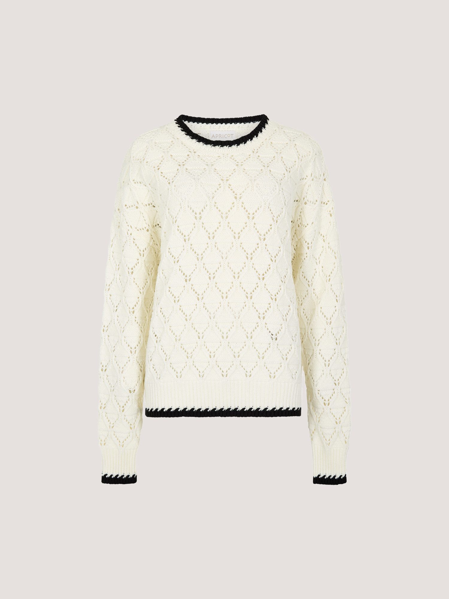 Strickpullover Pullover aus Pointelle-Strick