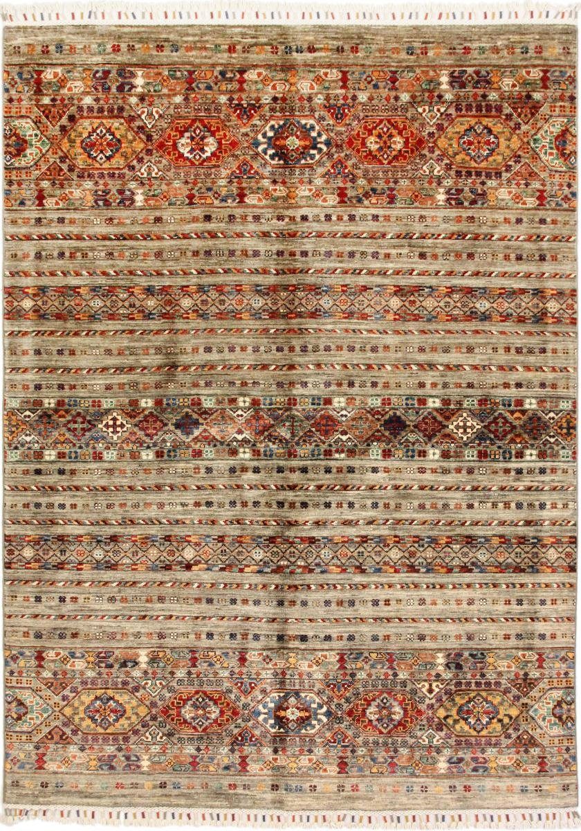 Orientteppich Arijana Shaal 149x206 Handgeknüpfter Orientteppich, Nain Trading, rechteckig, Höhe: 5 mm