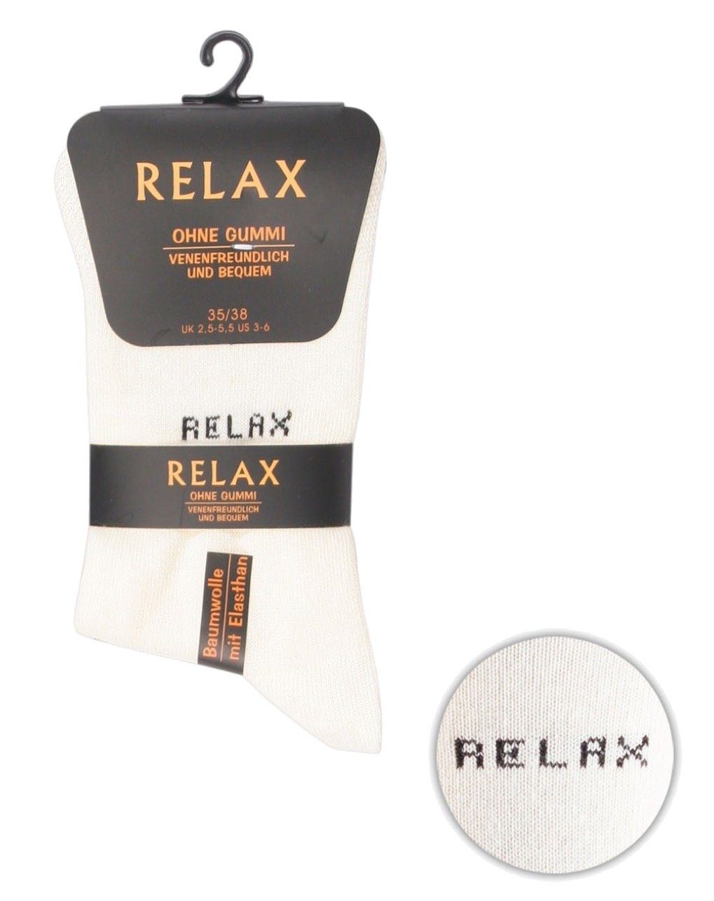 (8-Paar) Tragekomfort Socken atmungsaktiv Relax underwear Socken hoher Damen Cocain Vorteilspack
