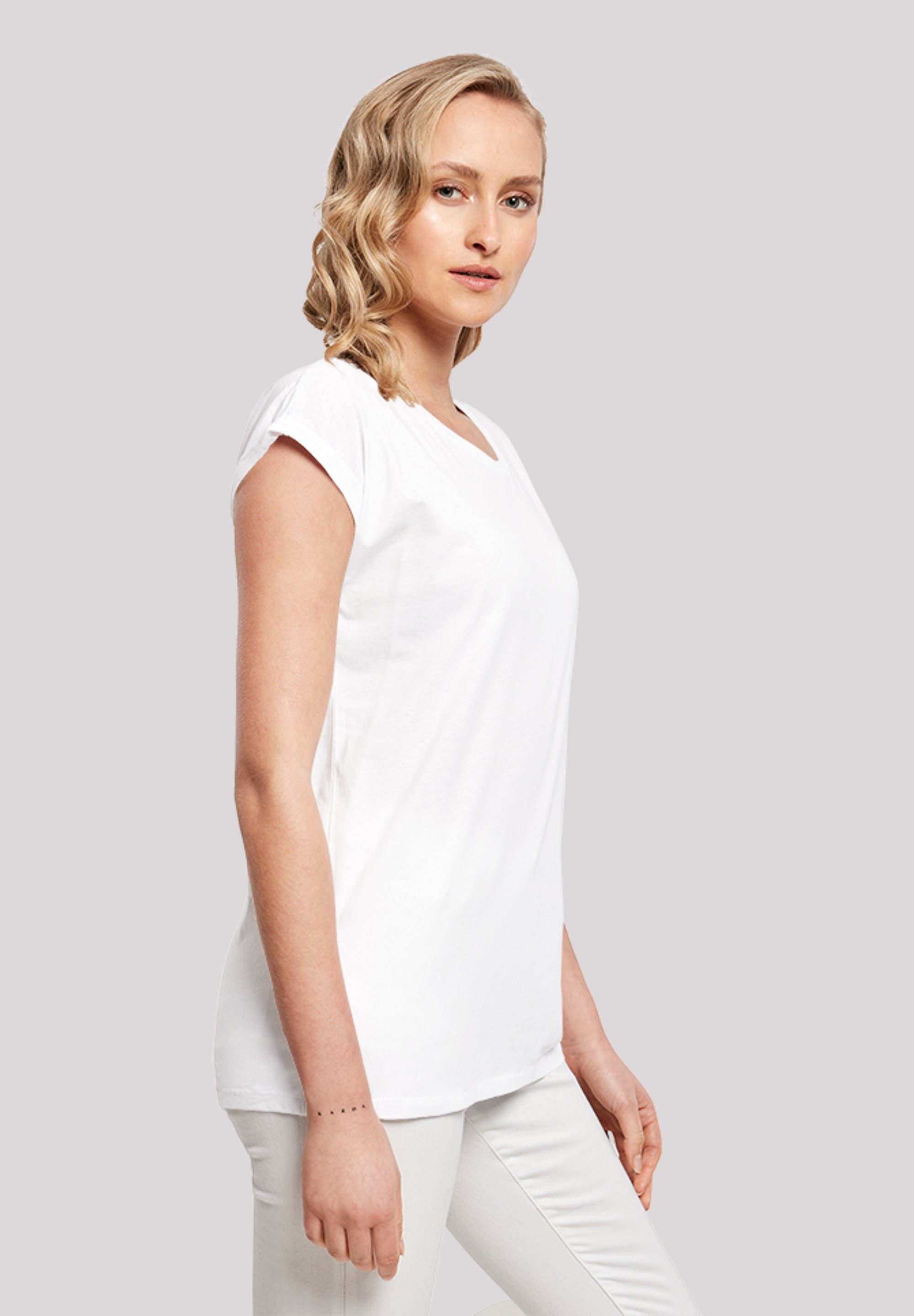 Damen Kurzarmshirt F4NT4STIC white (1-tlg)