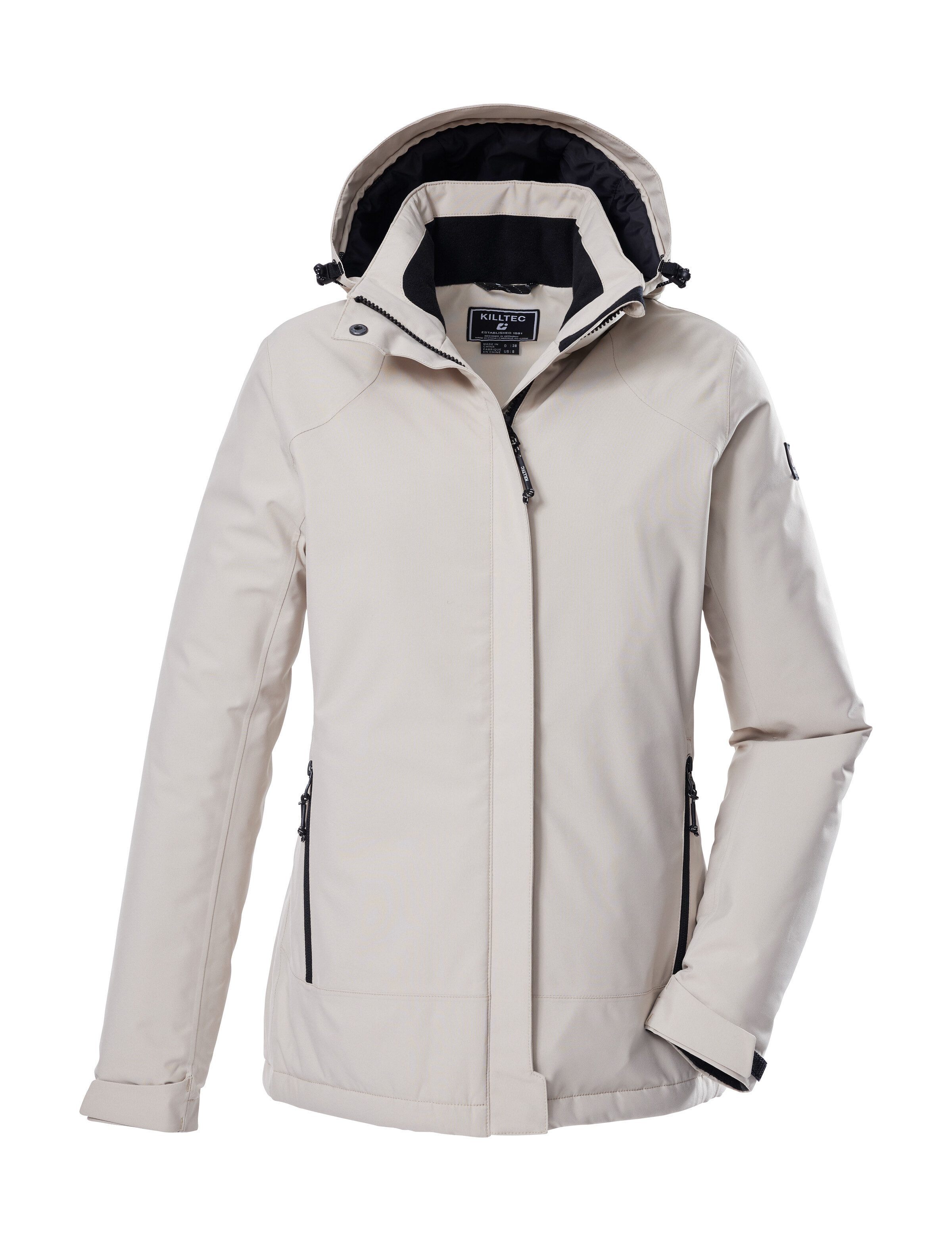 Killtec Funktionsjacke KOW 250 WMN JCKT Wasserdichte Damenjacke, atmungsaktiv, abnehmbare Kapuze
