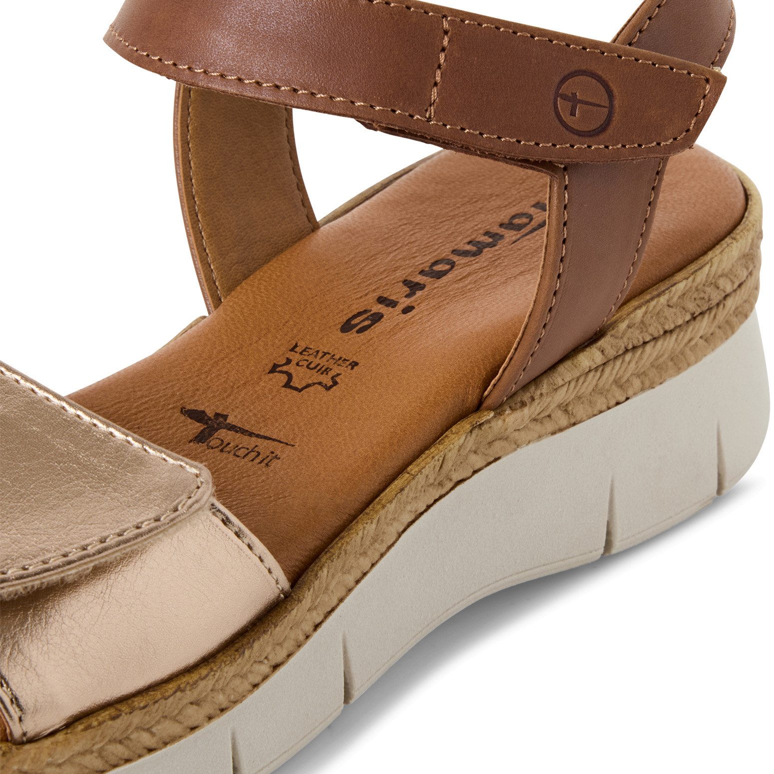 Tamaris Keilsandalette, Riemchensandale, Sommerschuh mit verstellbaren Klet günstig online kaufen