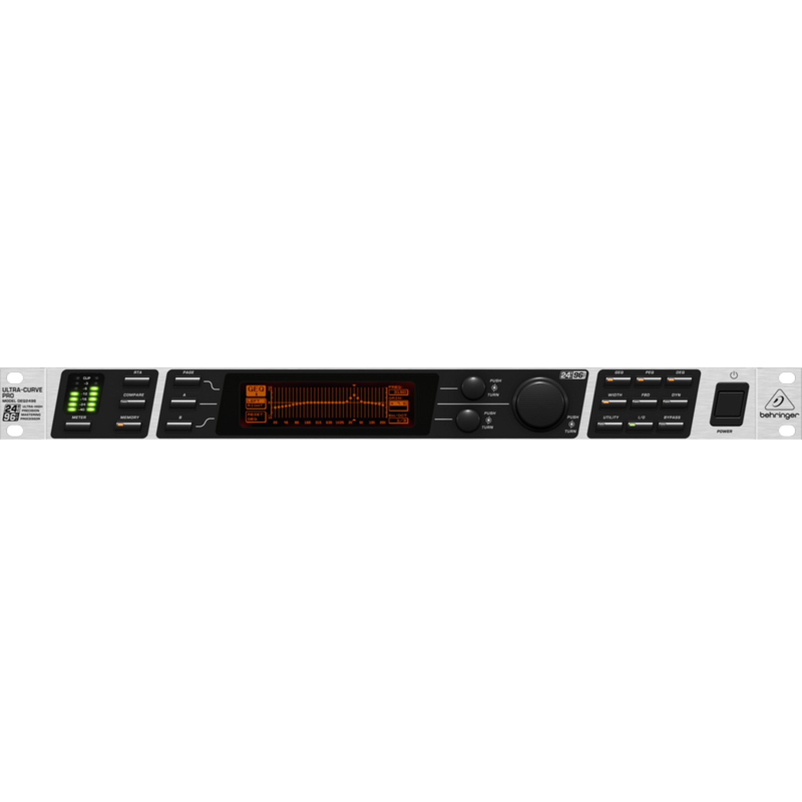 Behringer Audio-Wandler, (DEQ2496 Ultracurve Pro digitaler EQ Feedback Destr., Signalprozessoren, Dynamikprozessoren), DEQ2496 Ultracurve Pro digitaler EQ, Feedback Destr. -
