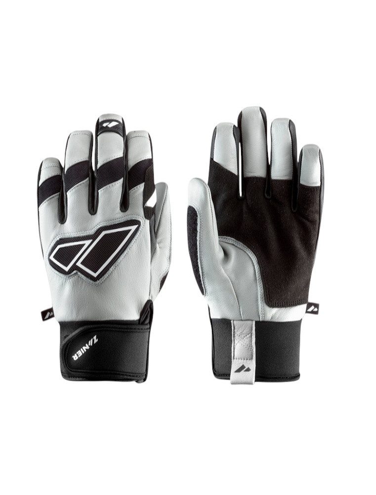 Zanier Kletterhandschuhe Mymountainpassion Glove (Ziegenleder) schwarz/silber - 1 Paar