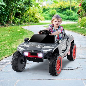 KOMFOTTEU Elektro-Kinderauto, Belastbarkeit 25 kg, Elektrofahrzeug mit 2,4G Fernbedienung & Musik & LED-Leuchten