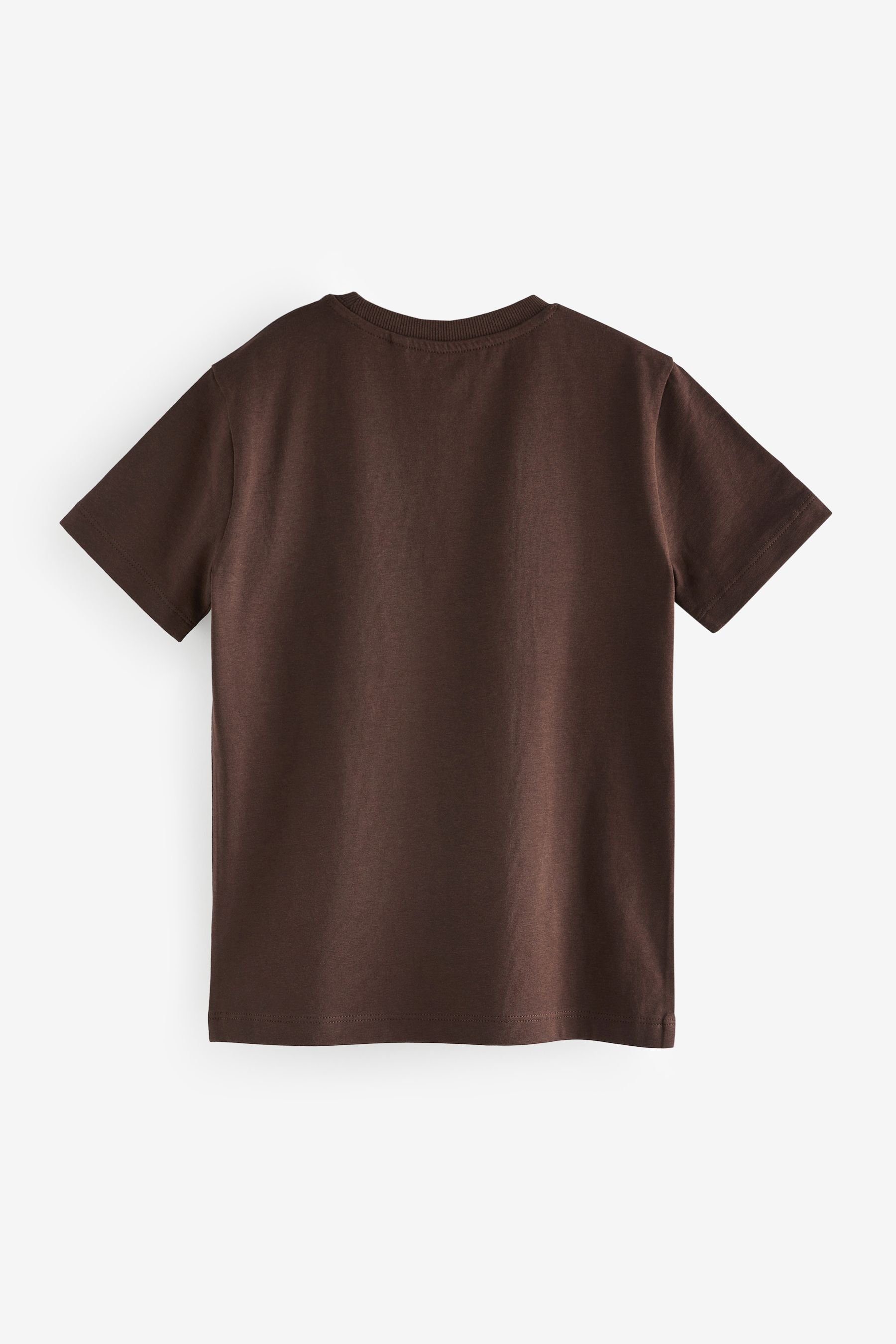 (1-tlg) Next Brown T-Shirt Chocolate T-Shirt