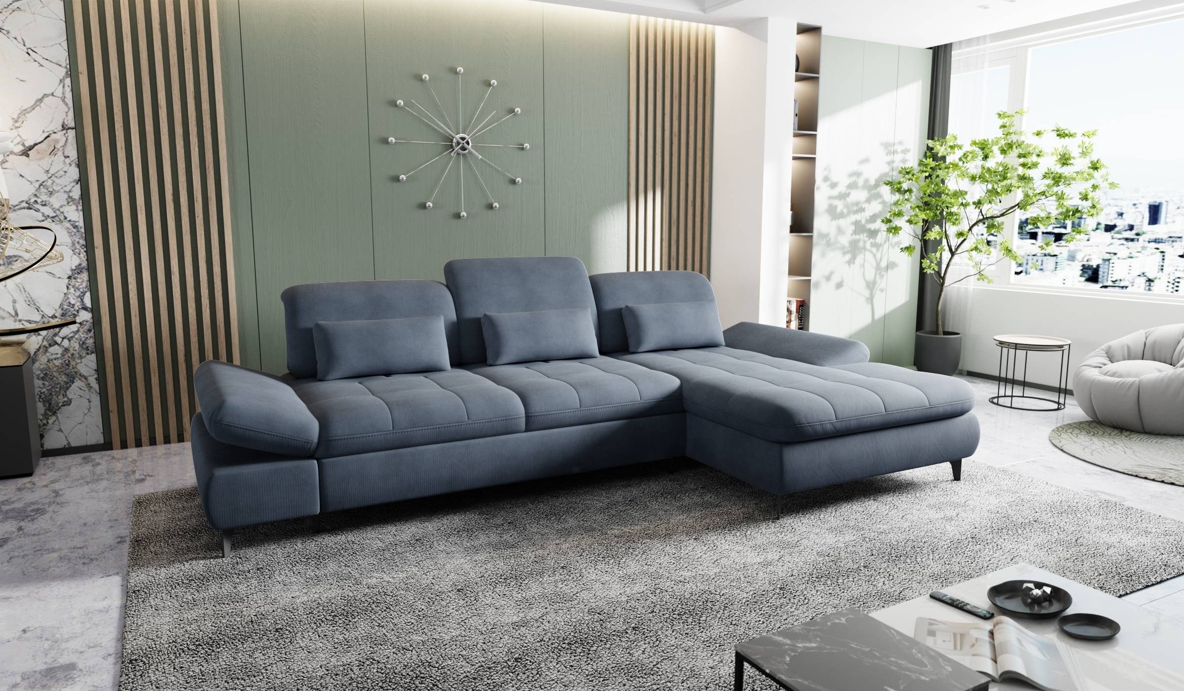 Hygger Möbelhaus Ecksofa NOLA Sofa L günstig online kaufen