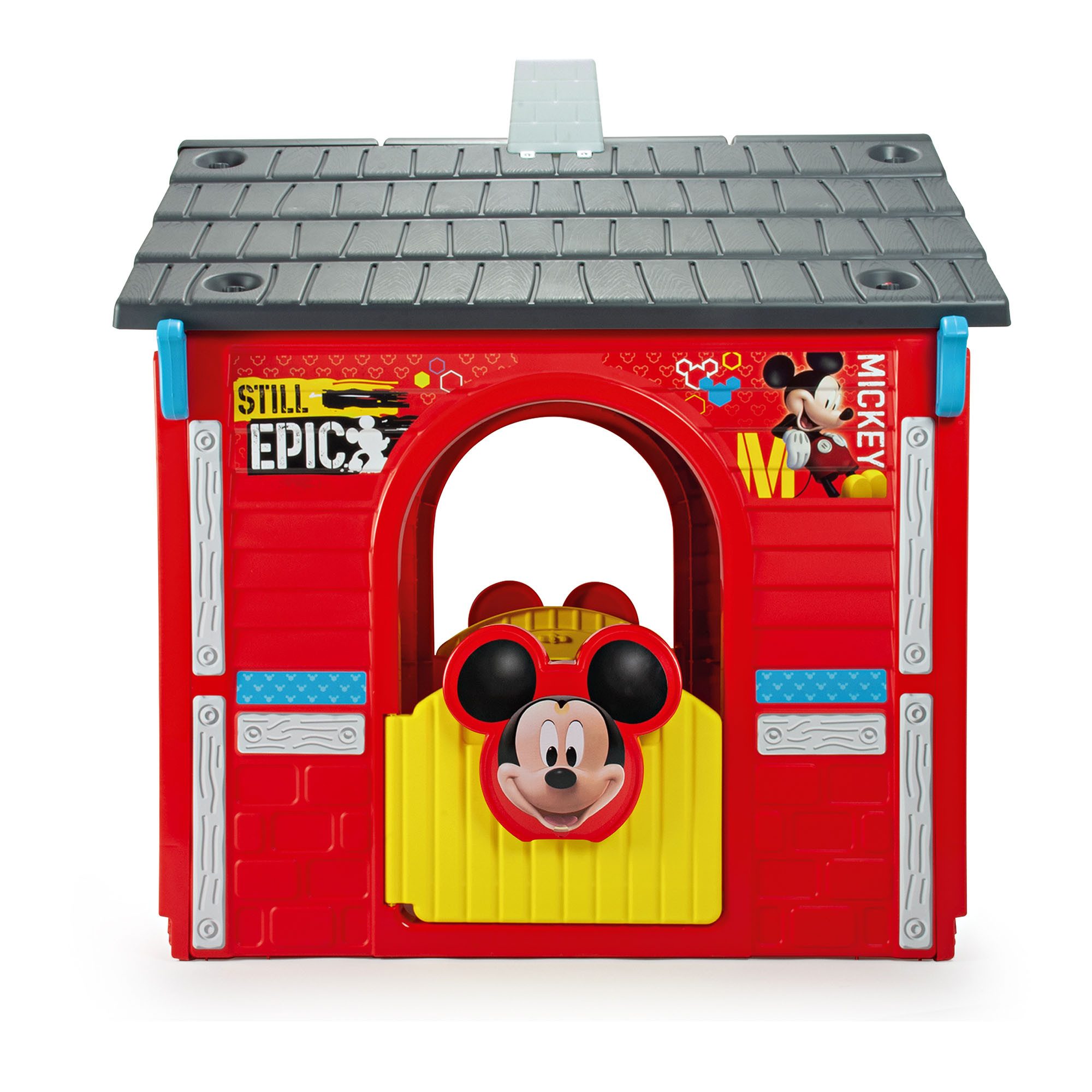 INJUSA Spielhaus Mickey Mouse, Spielzeughaus für Kinder ab 3-6 Jahren – Kinderhaus