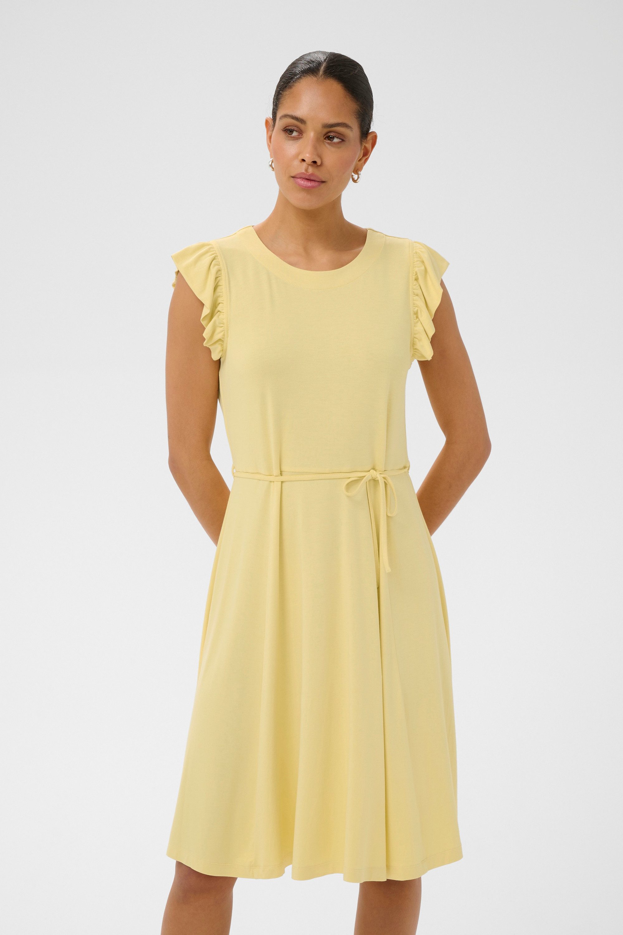 KAFFE Strickkleid Kleid KAbella