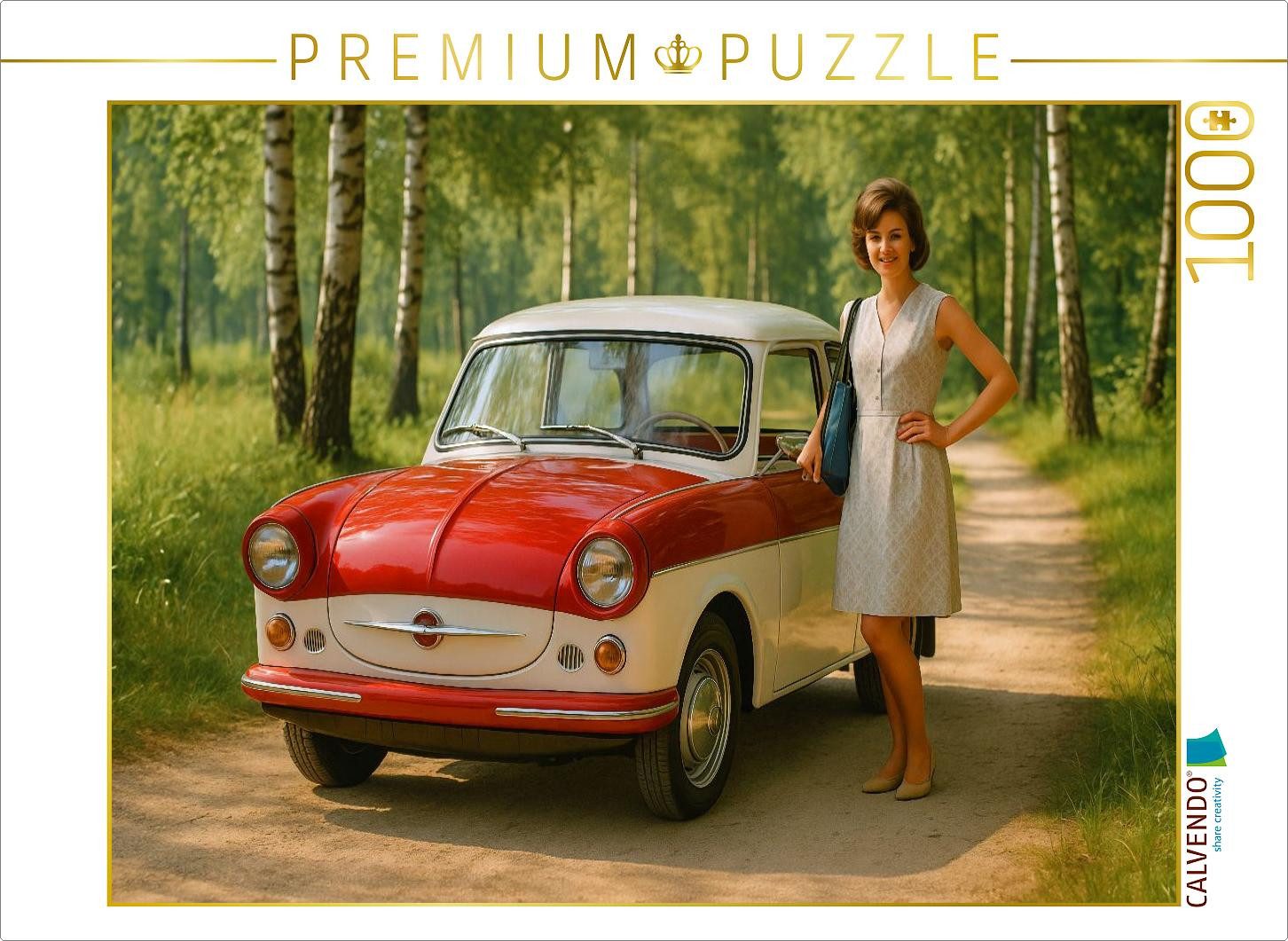 CALVENDO Puzzle CALVENDO Puzzle Gepflegtes Schätzchen - Trabant 500, 1000 Teile Lege-, 1000 Puzzleteile