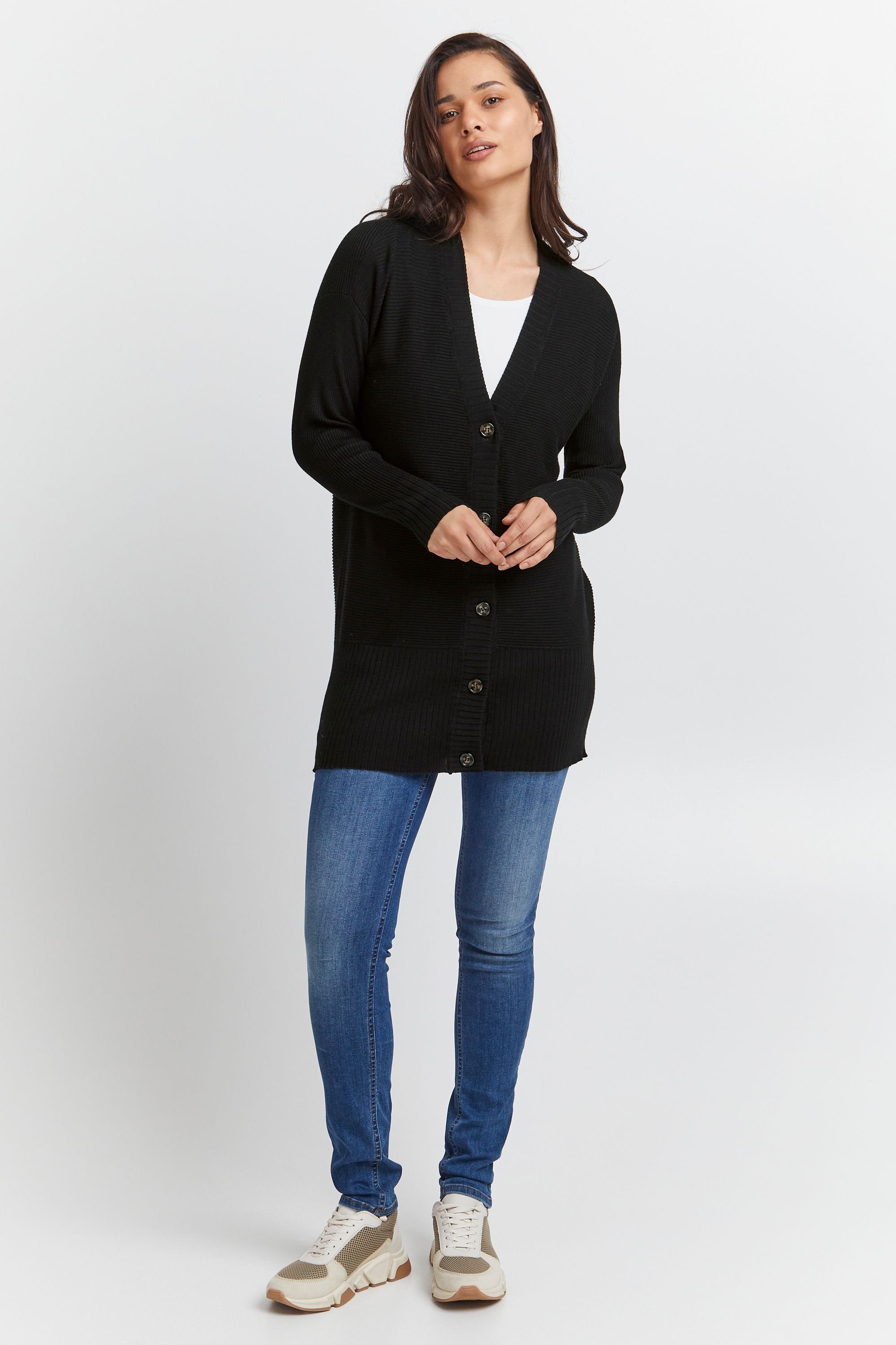 fransa Fransa 1 Black Strickjacke CAR FRVISCA