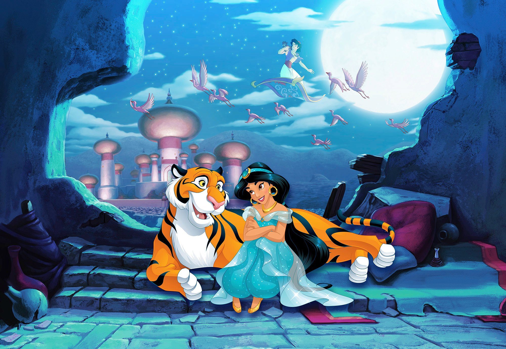 Komar Fototapete Waiting for Aladdin - Größe 368 x 254 cm, glatt, bedruckt, Kinderzimmer
