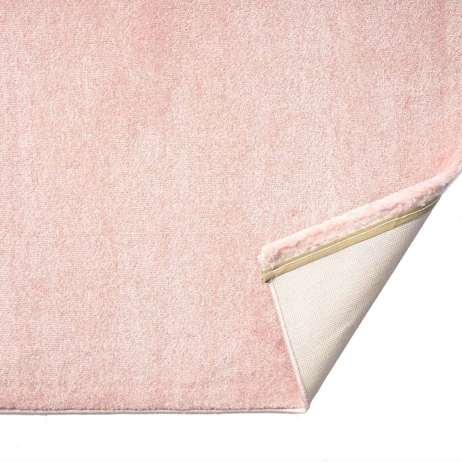 Kurzflor Größen Teppich gewebt, Weich, Pink Modern, Höhe: Extra mm, Vimoda, Farben Rechteckig, Versch. Einfarbig, 8 Wohnzimmer,